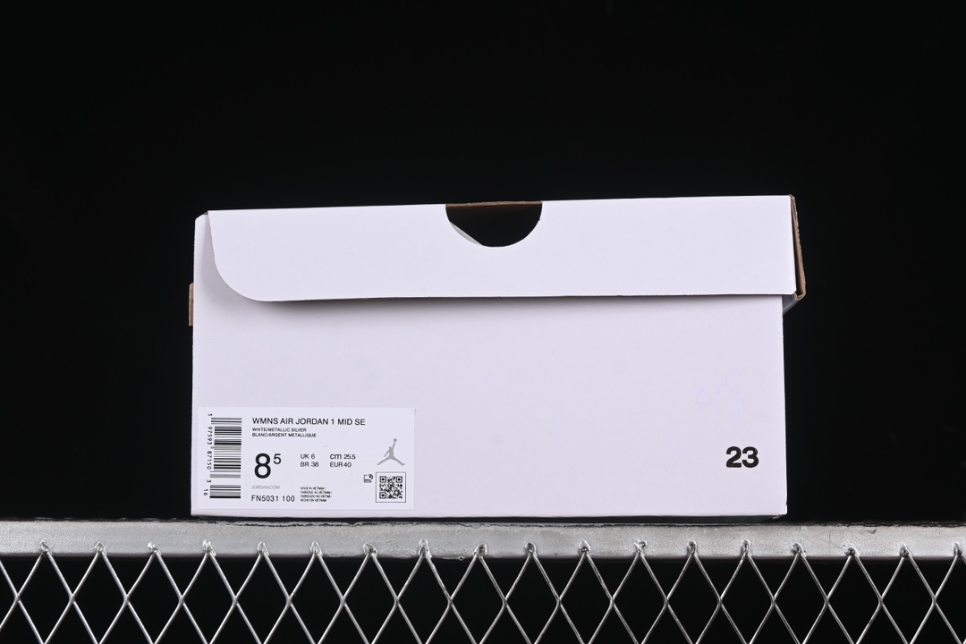 G版纯原AirJordan1MidAJ1乔1银白色中邦文化篮球鞋FN5031-100#市售最高品质原鞋开