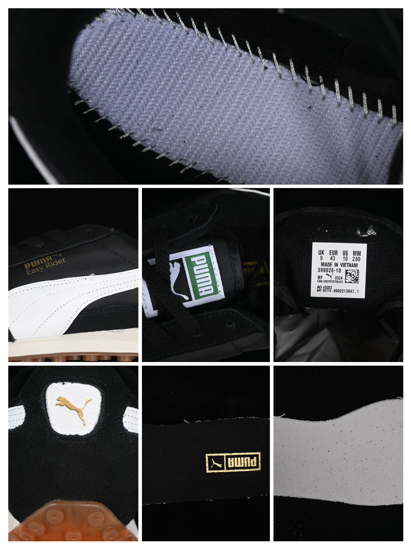 💰190纯原
Puma Easy Rider Vintage 彪马舒适简约耐磨透气低帮休闲板鞋 399028-10
尺码：36 37 37.5 38 38.5 39 40 40.5 41 42 42.5 43 44 44.5 45 N.C3