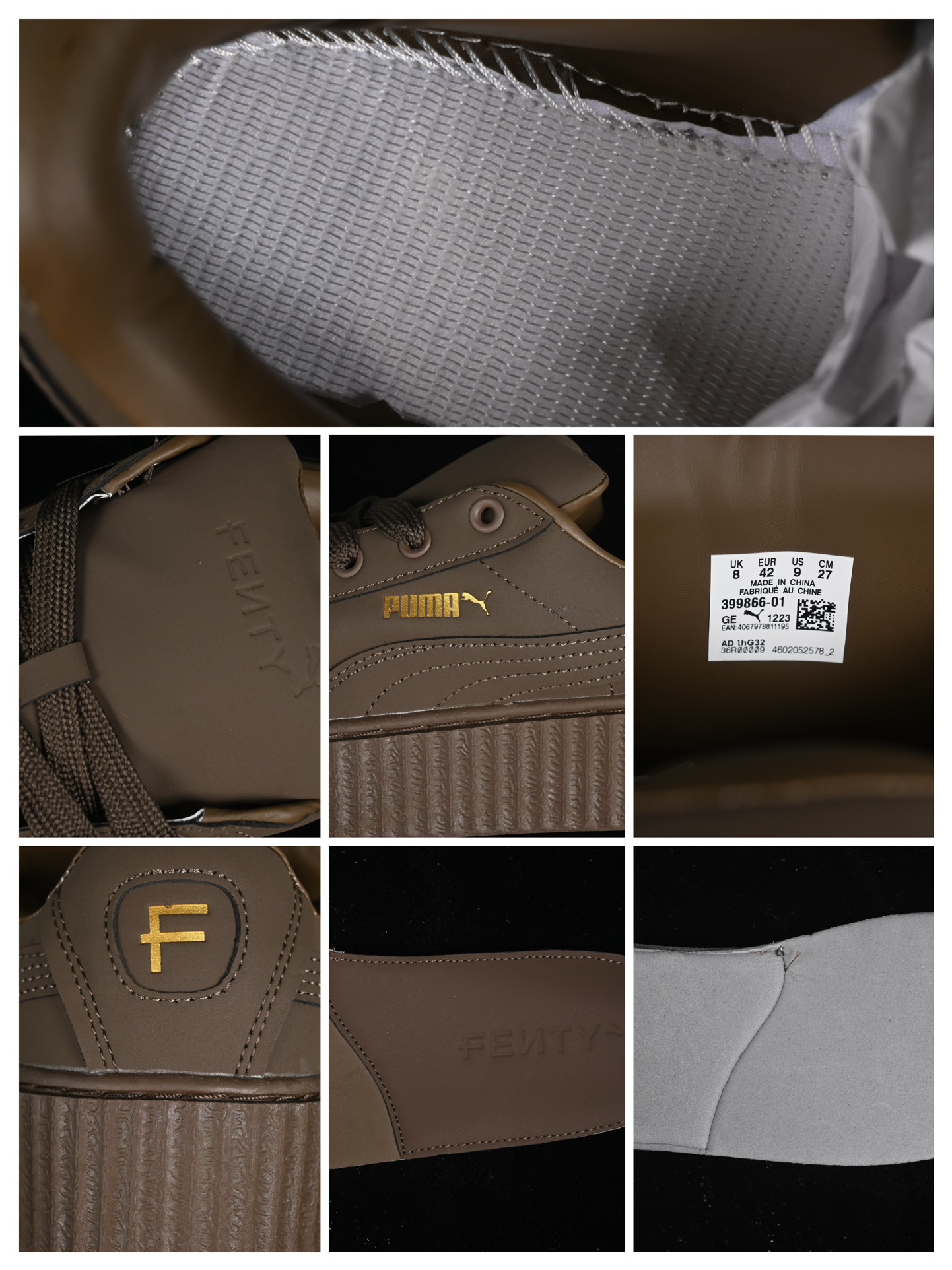 💰220纯原
Fenty x Puma Creeper Phatty 彪马舒适简约耐磨透气低帮休闲板鞋 399866-01
尺码:36 37 37.5 38 38.5 39 40 40.5 41 42 42.5 43 44 44.5 45 AJC3