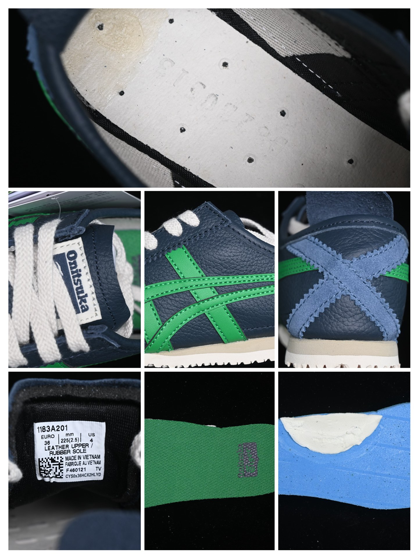  纯原 OnitsukaTiger/鬼塚虎 Mexico 66 全头层皮面低邦休闲跑步鞋 1183A20