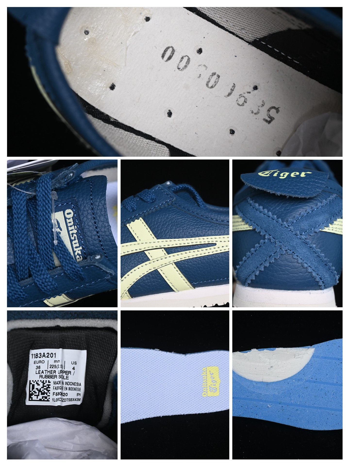  纯原 OnitsukaTiger/鬼塚虎 Mexico 66 全头层皮面低邦休闲跑步鞋 1183A20