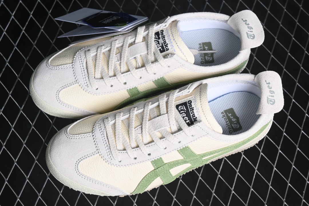  纯原 OnitsukaTiger/鬼塚虎 Mexico 66 全头层皮面低邦休闲跑步鞋 1183B39