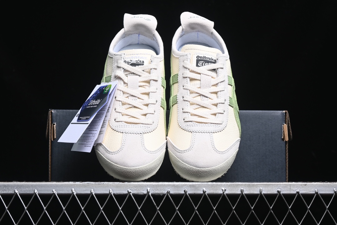  纯原 OnitsukaTiger/鬼塚虎 Mexico 66 全头层皮面低邦休闲跑步鞋 1183B39