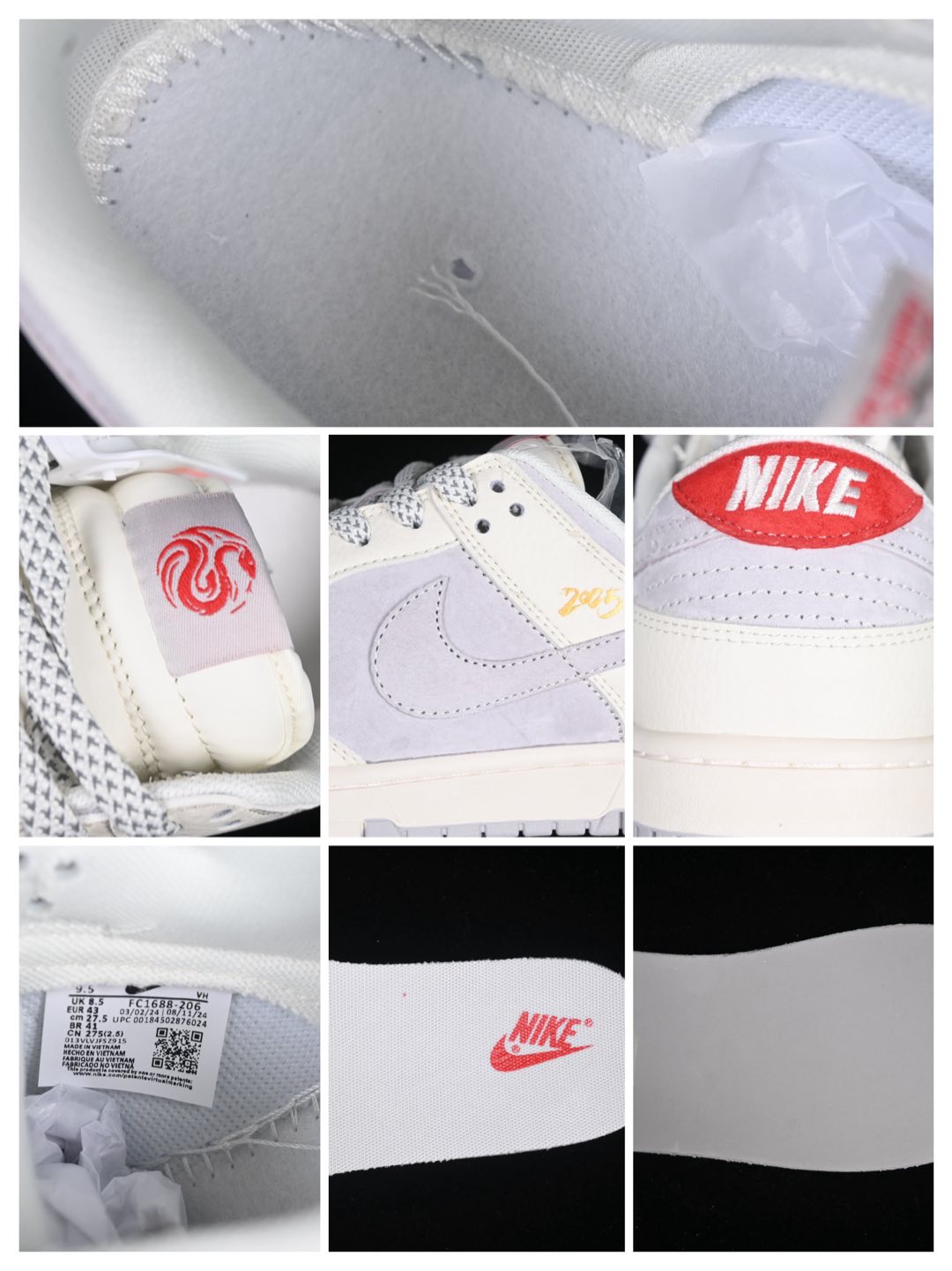 💰280公司级💰360纯原
Nk SB Dunk Low 斯图西联名 米灰灰勾 周年高端定制 低帮休闲板鞋 FC1688-206
#定制鞋盒 大厂纯原品质出货 超高清洁度 皮料切割干净无任何毛边 细节完美
尺码:36 36.5 37.5 38 38.5 39 40 40.5 41 42 42.5 43 44 44.5 45 9.E5