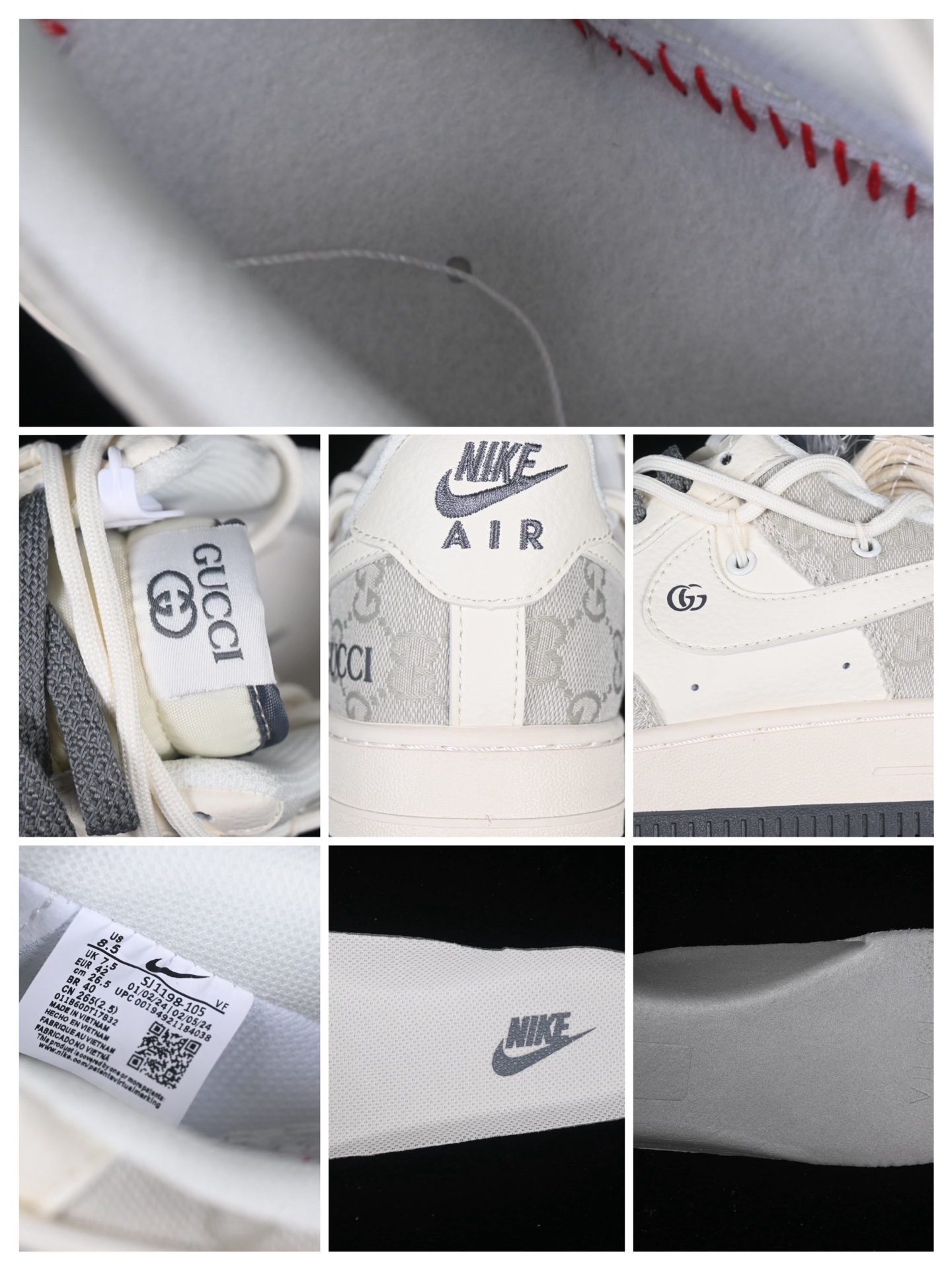 💰300纯原
Nk Air Force 1'07 Low 古驰联名 烟灰抽绳 空军一号低帮休闲板鞋 SJ1198-105
#原楦头原纸板 原装鞋盒 定制五金配件 内置全掌气垫 原厂鞋底
尺码:36 36.5 37.5 38 38.5 39 40 40.5 41 42 42.5 43 44 44.5 45 9.D4