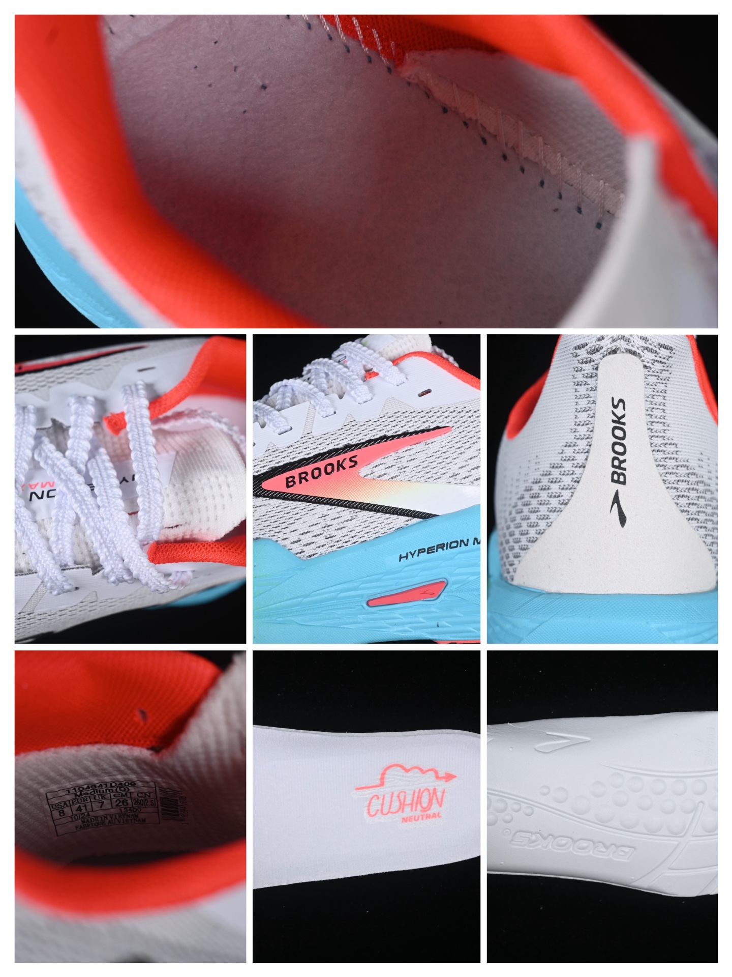 💰240纯原
 Brooks Hyperion Max 2 布鲁克斯 烈风2 减震竞速马拉松专业跑鞋 1104341D409
尺码：40 40.5 41 42 42.5 43 44 44.5 45 J.D4