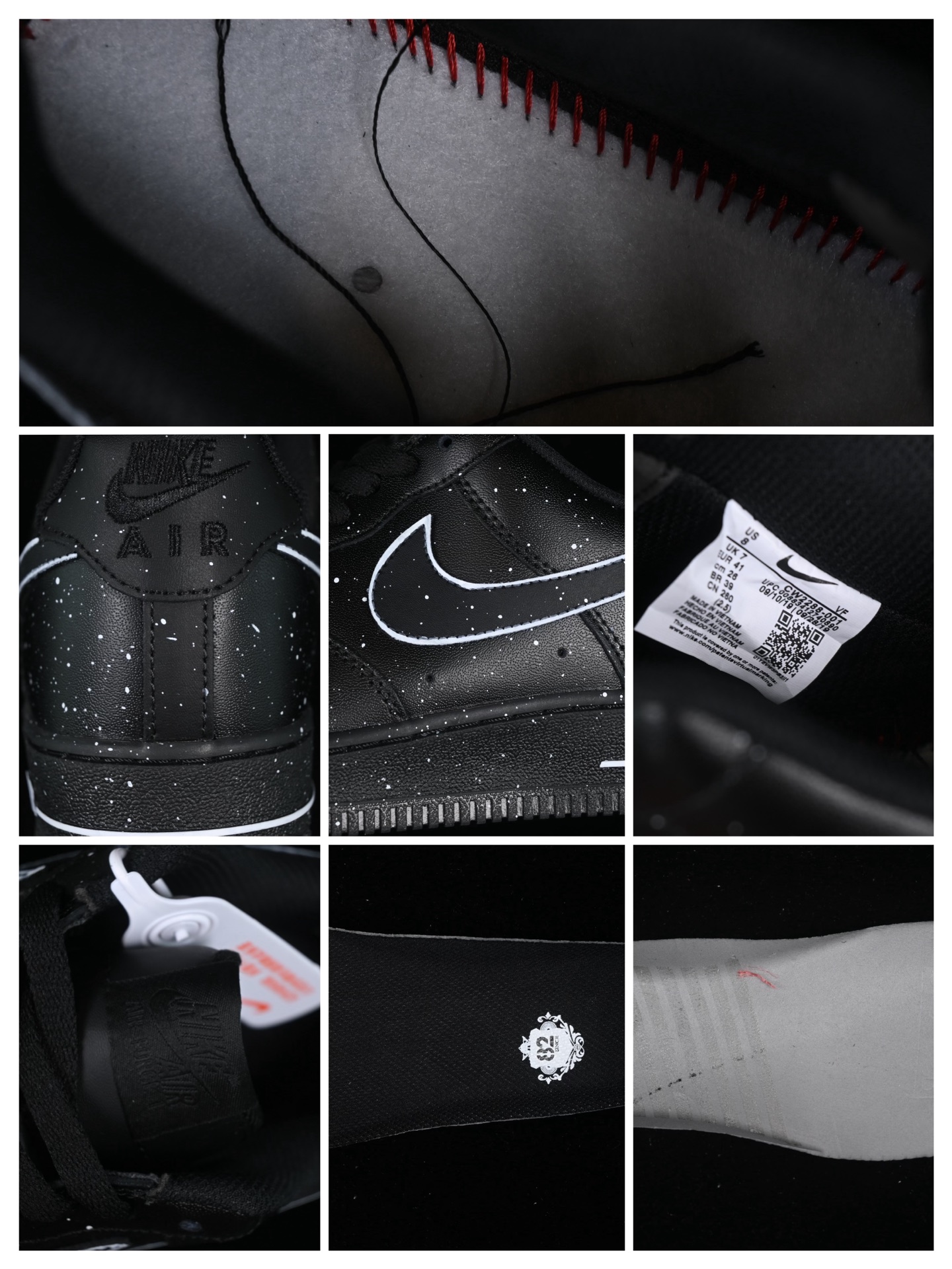 💰300纯原
Nk Air Force 1'07 Low 二次元主题 黑白泼墨 空军一号 低帮休闲板鞋 CK0316-059
#原楦头原纸板 原装鞋盒 定制五金配件 内置全掌气垫 原厂鞋底
尺码:36 36.5 37.5 38 38.5 39 40 40.5 41 42 42.5 43 44 44.5 45 9.D4