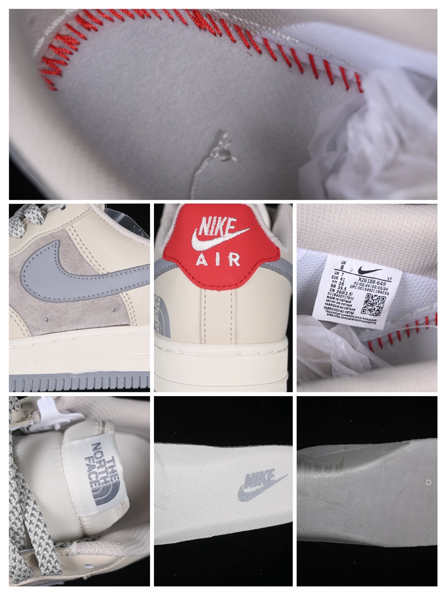 💰300纯原
Nk Air Force 1'07 Low 北面联名 拼接猪八红尾 空军一号 低帮休闲板鞋 XZ6188-649
#原楦头原纸板 原装鞋盒 定制五金配件 内置全掌气垫 原厂鞋底
尺码:36 36.5 37.5 38 38.5 39 40 40.5 41 42 42.5 43 44 44.5 45 9.D4