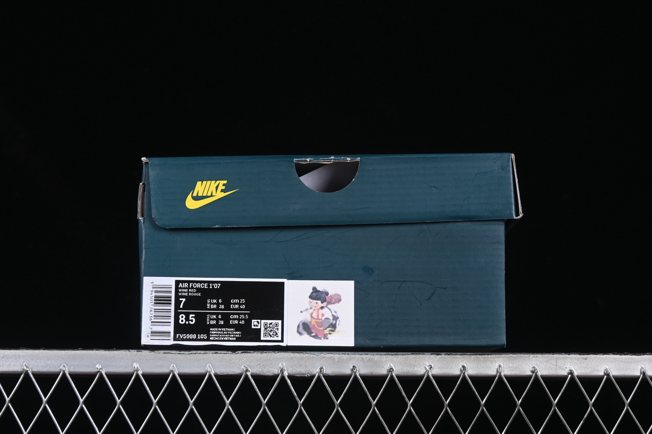 💰300纯原
Nk Air Force 1'07 Low "Nezha" 二次元手绘涂鸦 叱咤风云 空军一号 低帮休闲板鞋 FV5988-105
#定制皮料 原厂3D打印 定制鞋盒 原楦原纸板 纯正空军版型 内置全掌气垫
尺码:36 36.5 37.5 38 38.5 39 40 40.5 41 42 42.5 43 44 44.5 45 9.D4