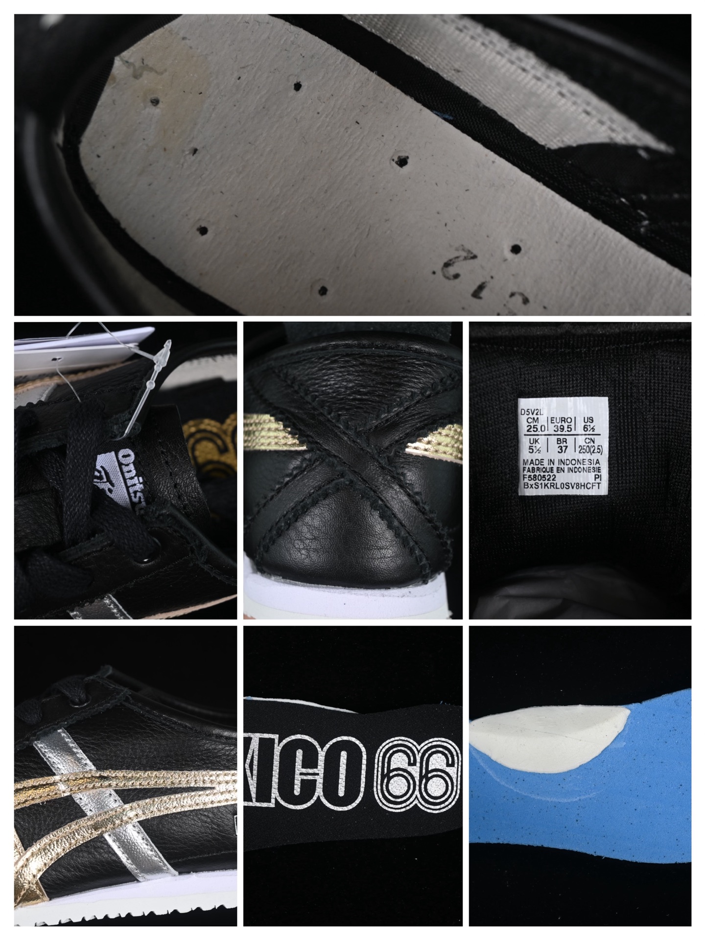  纯原 OnitsukaTiger/鬼塚虎 Mexico 66 全头层皮面低邦休闲跑步鞋 D5V2L-9