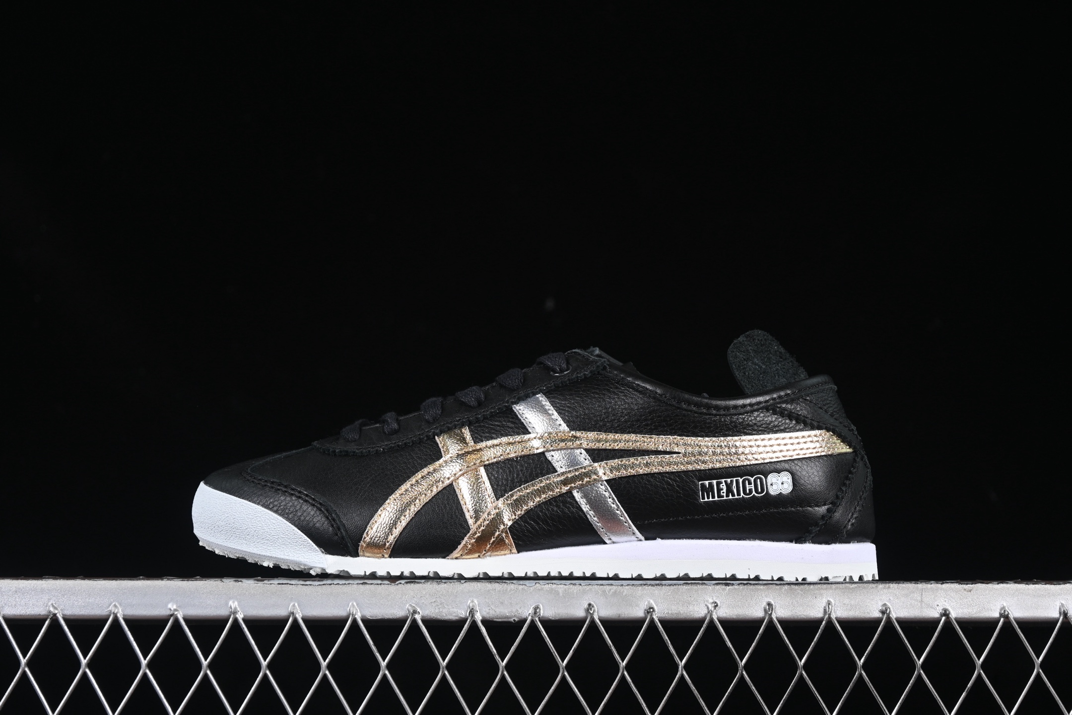  纯原 OnitsukaTiger/鬼塚虎 Mexico 66 全头层皮面低邦休闲跑步鞋 D5V2L-9