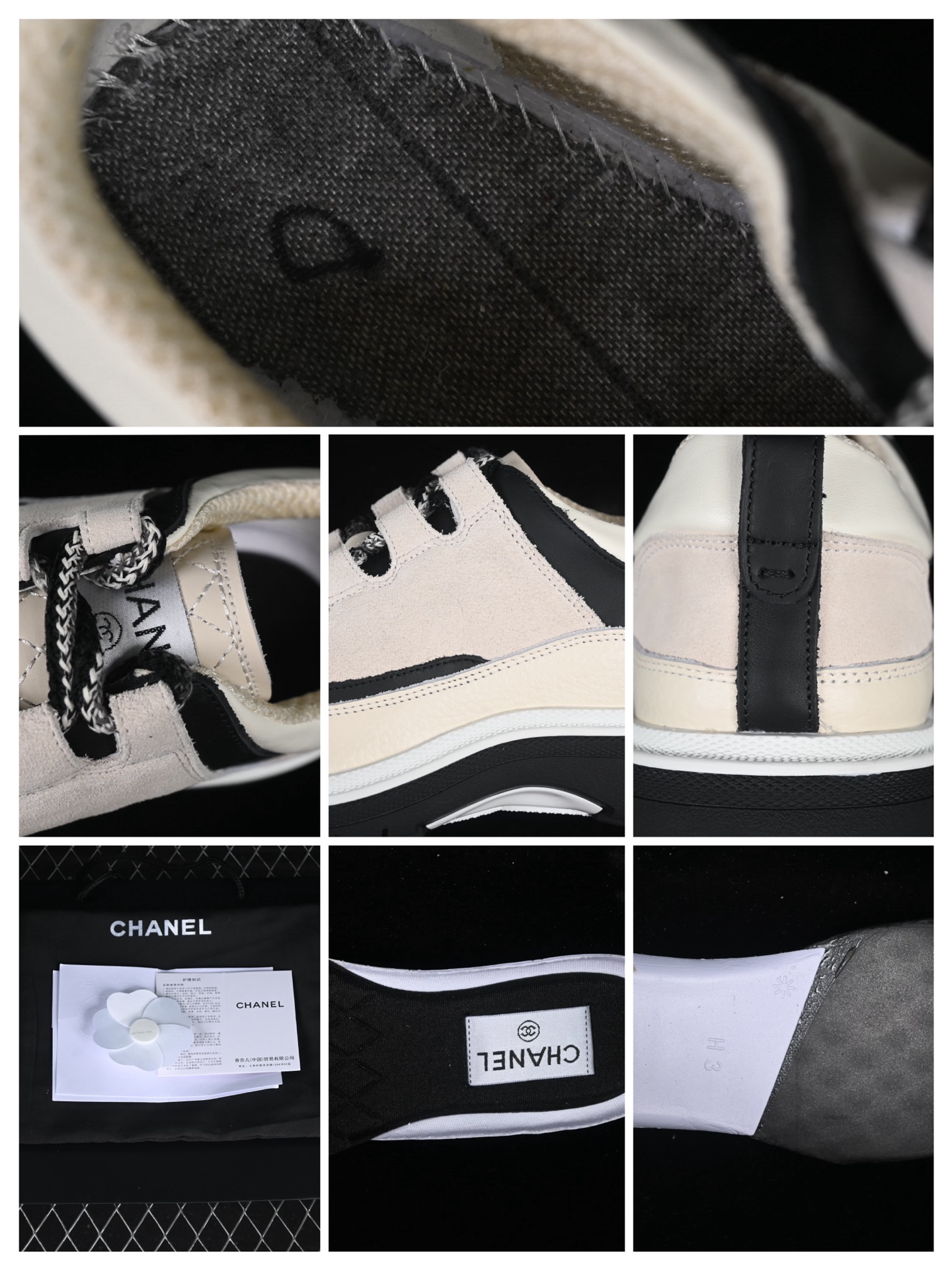 💰420纯原
Chanel 25C 香奈儿系带平底生活休闲鞋 G46258
#原版购入开发 专柜超级大爆款,网红博主小姐姐们的挚爱,社交平台的各种夸赞,人气超高质感透气超级春夏,看到这期总能唤起少女内心对时髦的诉求 最新麂皮材质 经典黑白配色 上脚时髦感十足 容易打理
尺码:39 40 41 42 43 44 AJF6
