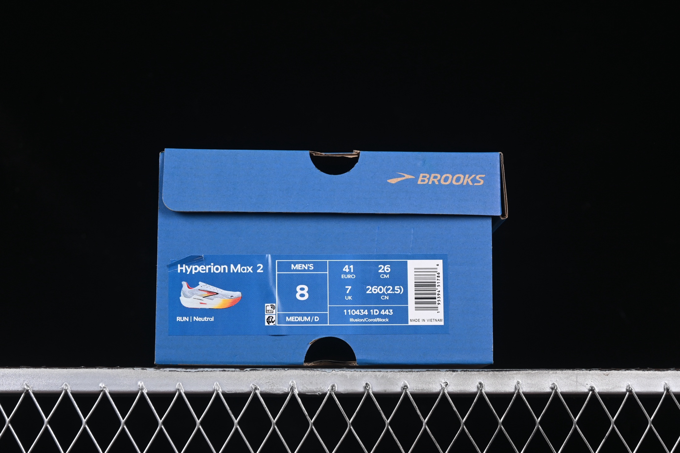 💰240纯原
Brooks Hyperion Max 2 布鲁克斯 烈风2 减震竞速马拉松专业跑鞋 1104341D443
尺码：40 40.5 41 42 42.5 43 44 44.5 45 J.D4