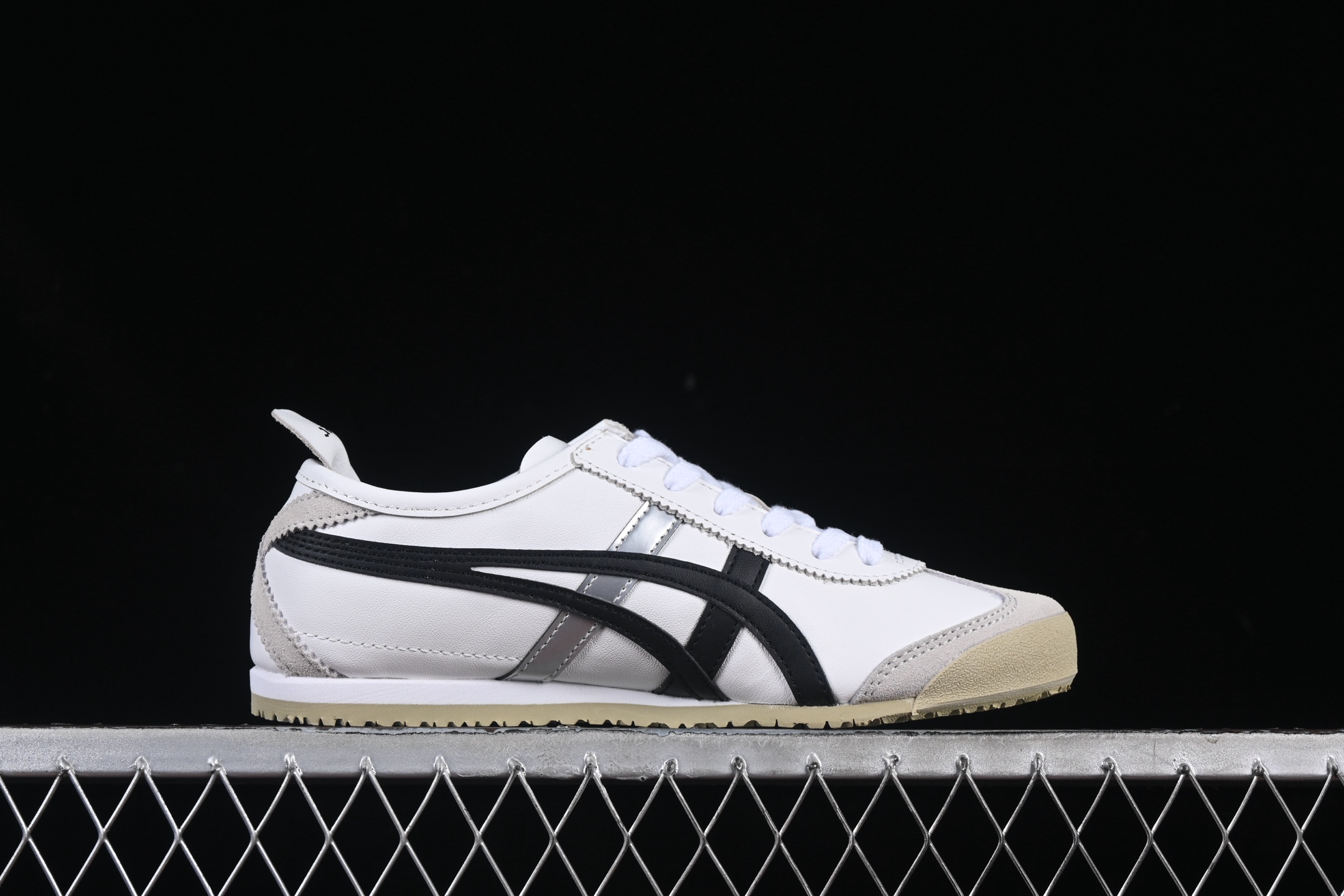  纯原 OnitsukaTiger/鬼塚虎 Mexico 66 全头层皮面低邦休闲跑步鞋 DL408-0