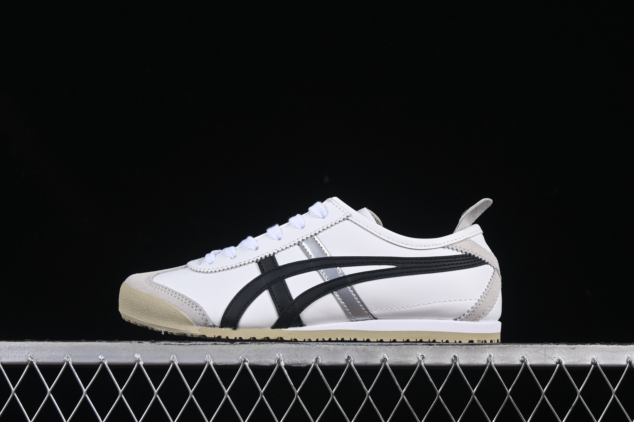 纯原 OnitsukaTiger/鬼塚虎 Mexico 66 全头层皮面低邦休闲跑步鞋 DL408-0