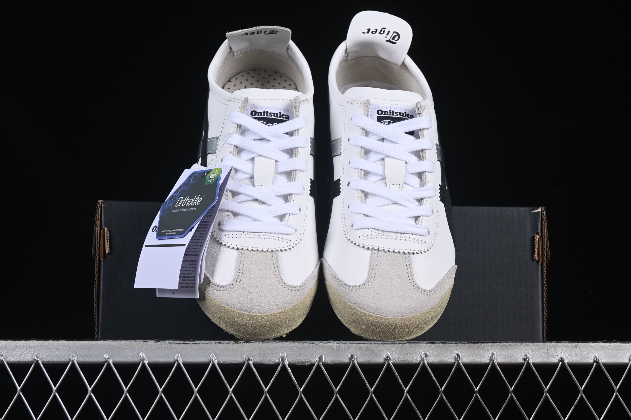  纯原 OnitsukaTiger/鬼塚虎 Mexico 66 全头层皮面低邦休闲跑步鞋 DL408-0