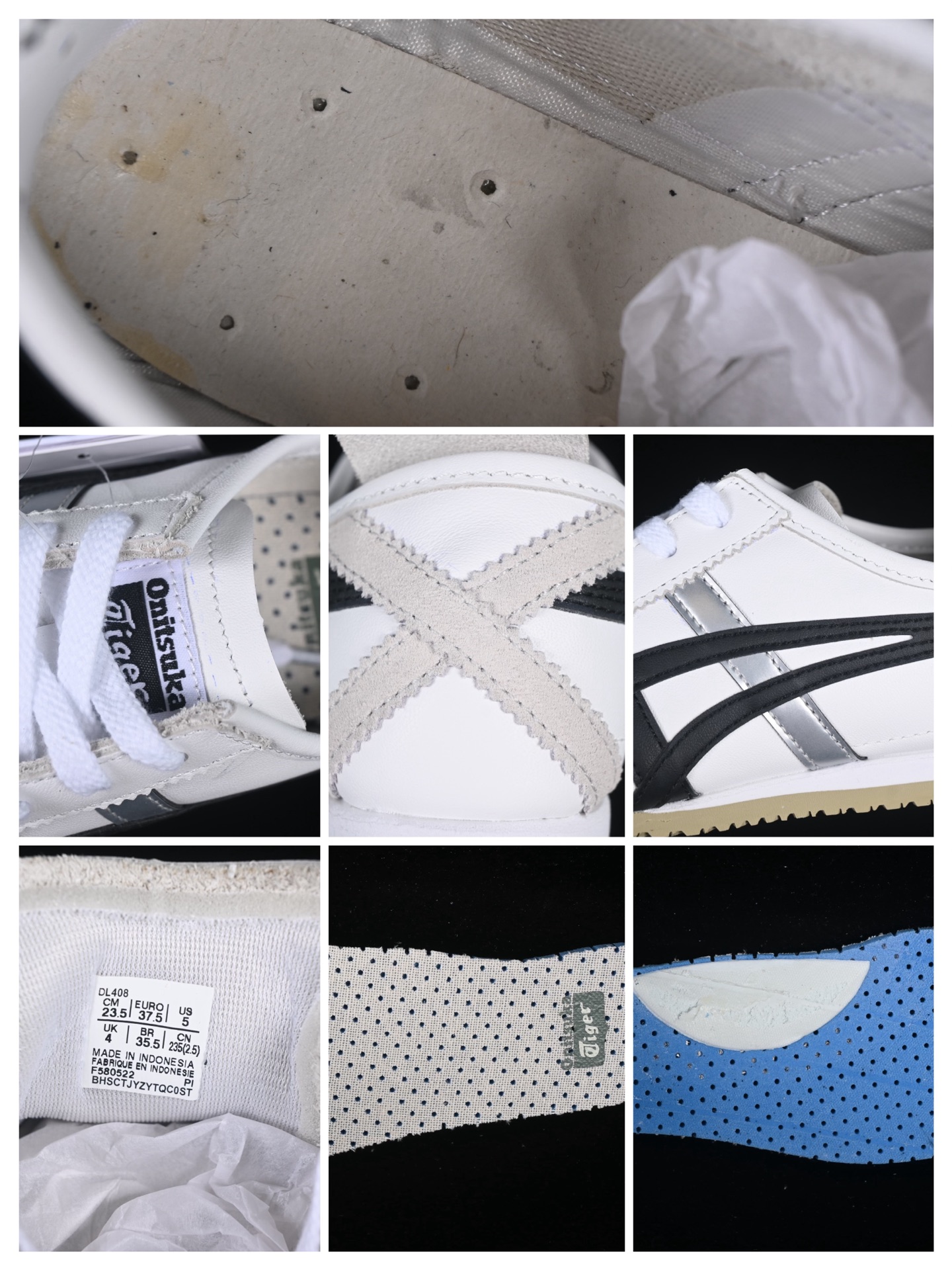  纯原 OnitsukaTiger/鬼塚虎 Mexico 66 全头层皮面低邦休闲跑步鞋 DL408-0