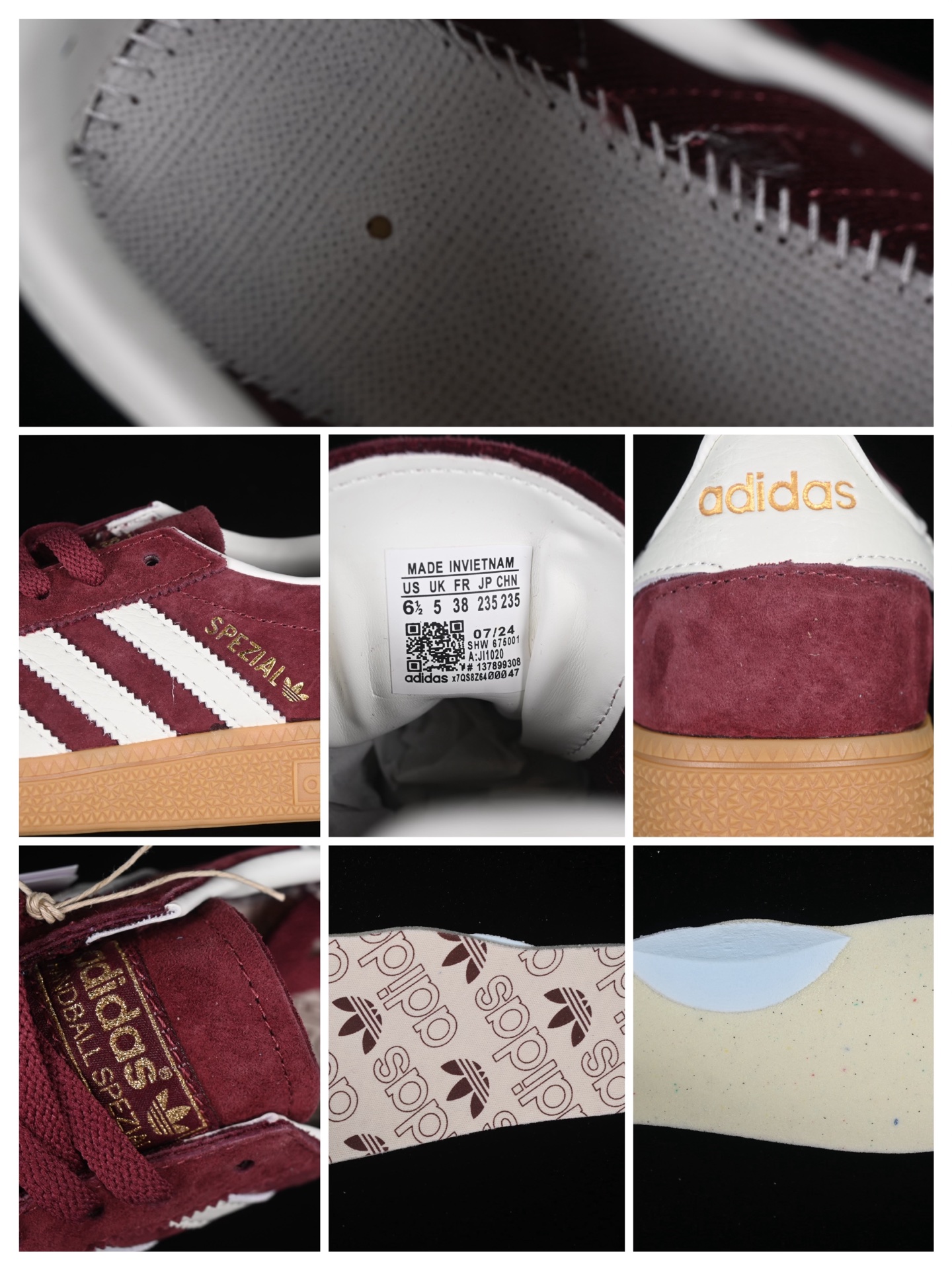 Ad Handball Spezial JI1020 阿迪达斯经典款复古休闲板鞋尺码：35 36 36.