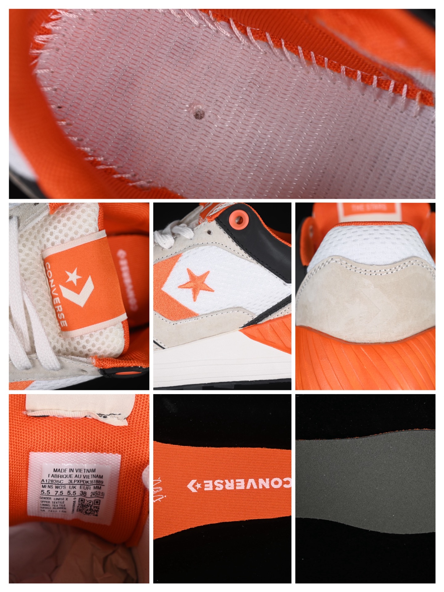 💰170纯原
Converse Wave Trainer OX 舒适防滑耐磨 复古休闲通勤跑鞋 A12835C
#鞋面采用透气网布材质 搭配部分质感麂皮拼接 层次丰富且不失高级感 鞋身线条设计与鞋侧星星标志相呼应 简约不简单
尺码：35 36 36.5 37 37.5 38 39 39.5 40 41 41.5 42 42.5 43 44 M.C3