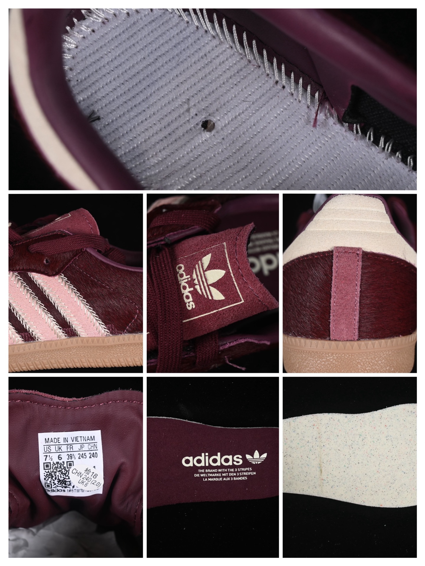 纯原 Adidas Samba OG jp-5450 阿迪三叶草休闲板鞋#原厂原数据版型 原厂皮料切割干