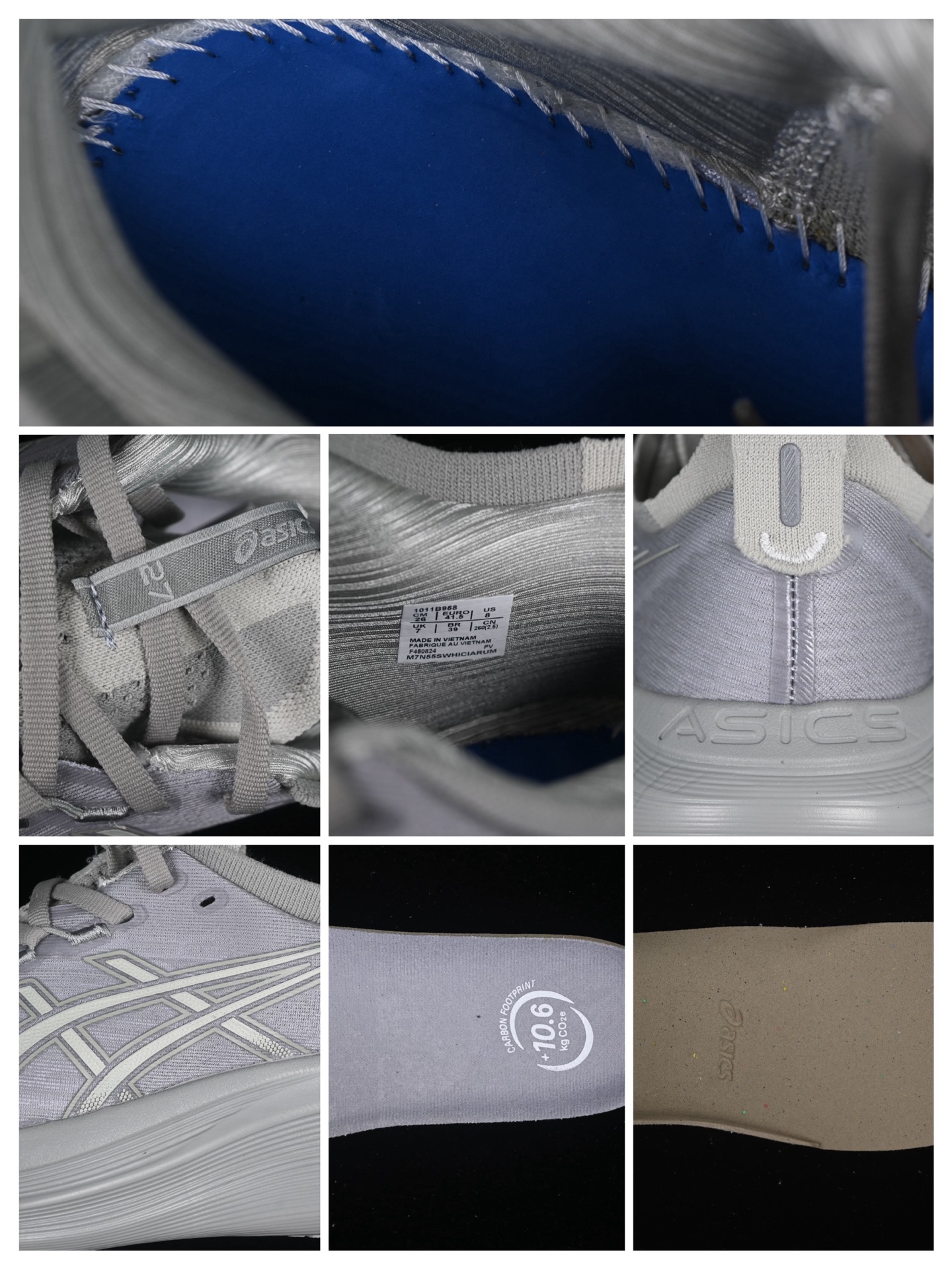 💰240纯原
 Asics Gel-Nimbus 27 亚瑟士复古透气休闲鞋缓震男子耐磨跑步鞋 1011B958-020
尺码：36 37 37.5 38 39 39.5 40 40.5 41.5 42 42.5 43.5 44 45 B.D4