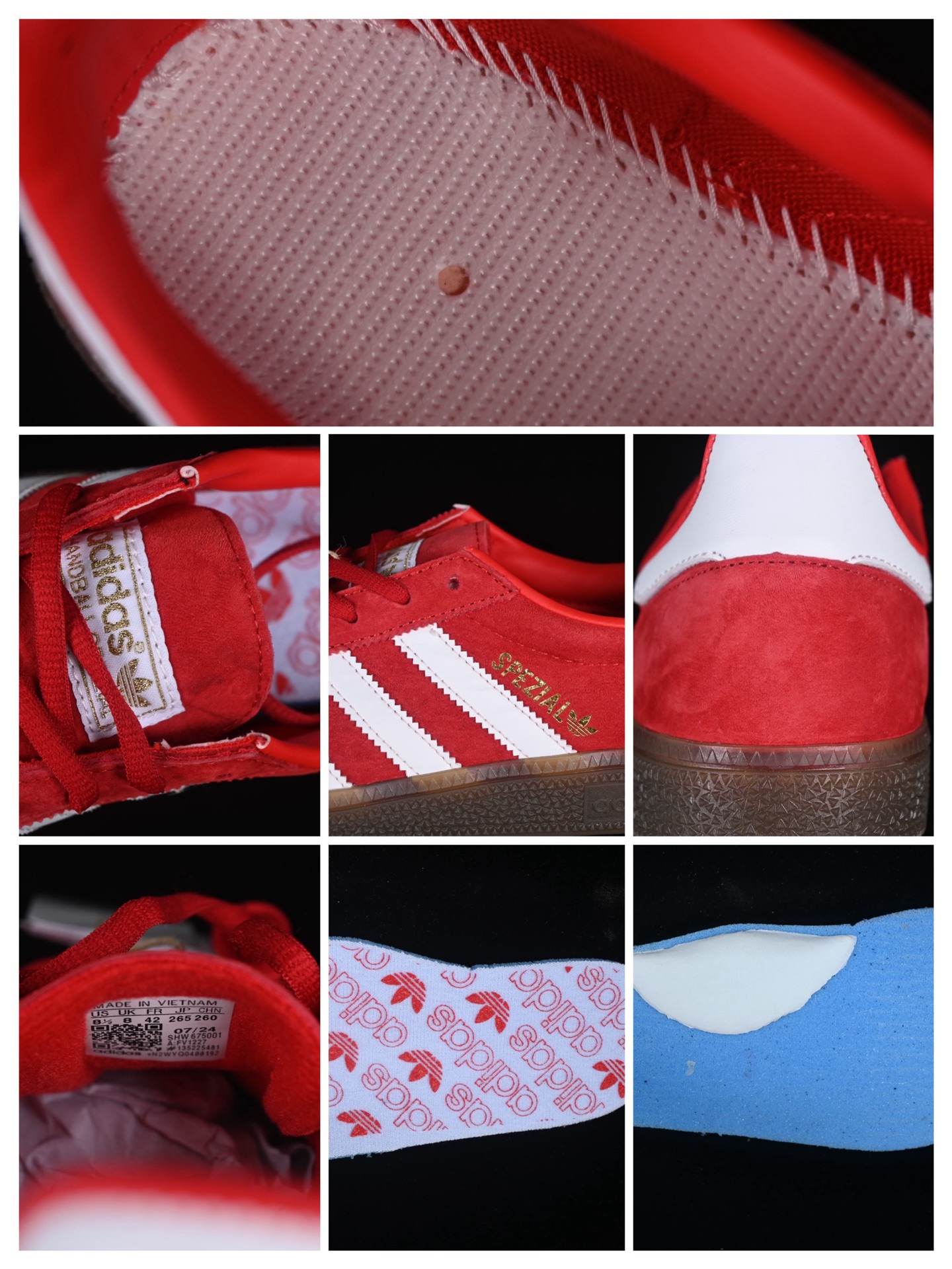 Adidas Handball Spezial FV1227 阿迪达斯经典款复古休闲板鞋尺码：35 36