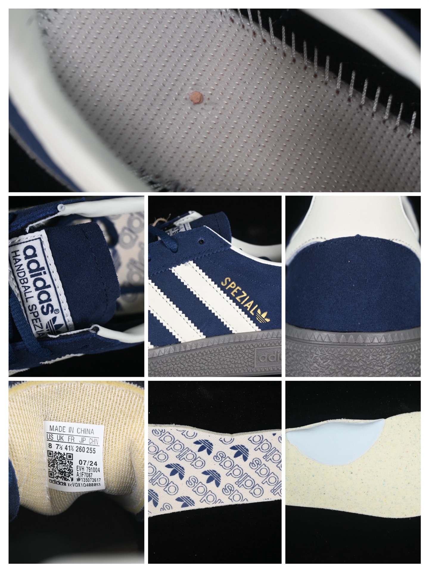 Adidas Handball Spezial IF7087 阿迪达斯经典款复古休闲板鞋尺码：35 36
