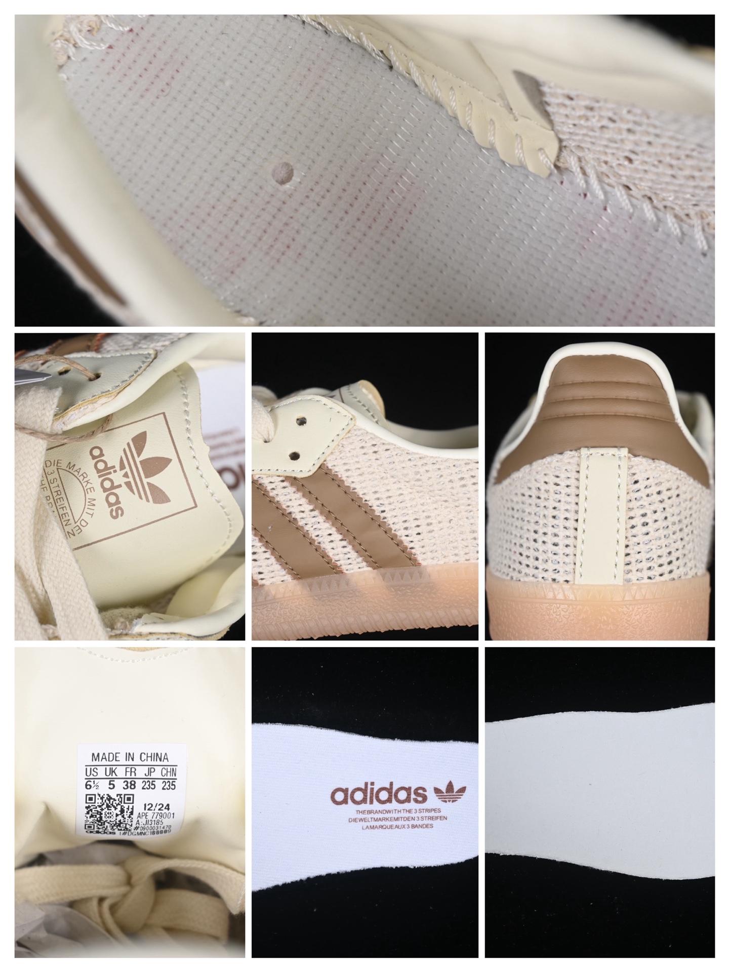 Adidas Samba OG JI3185 阿迪三叶草休闲板鞋尺码：36 36.5 37 38 38.