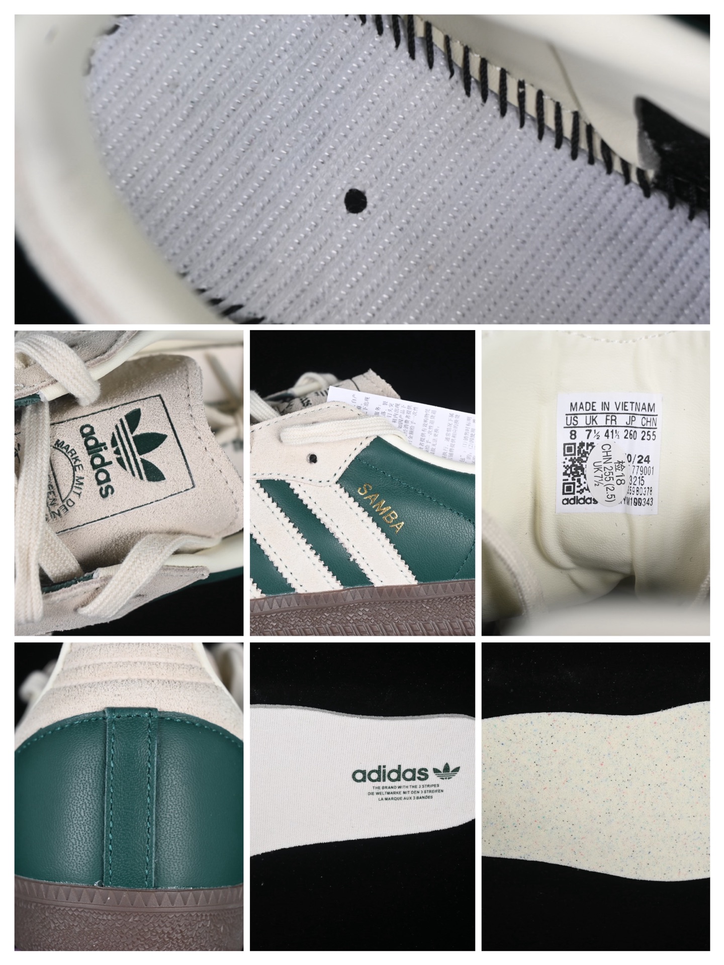 Wb Nylon x Ad Samba JI3215 阿迪三叶草休闲板鞋尺码：36 36.5 37 38