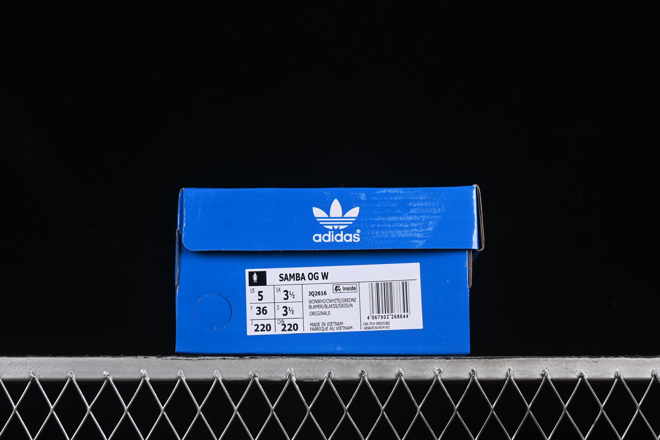 N版 Ad Samba OG JQ2616 阿迪三叶草休闲板鞋尺码：35 36 36.5 37 38 3