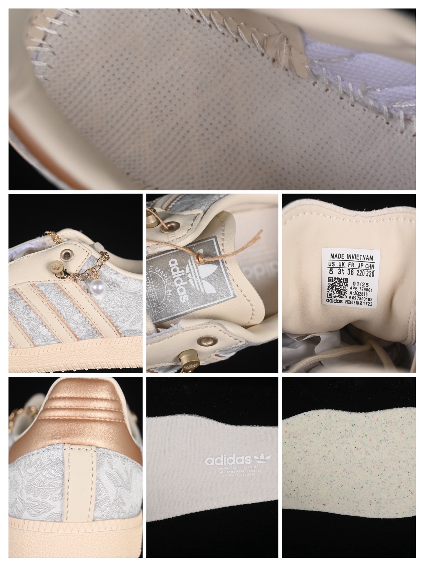 N版 Ad Samba OG JQ2616 阿迪三叶草休闲板鞋尺码：35 36 36.5 37 38 3