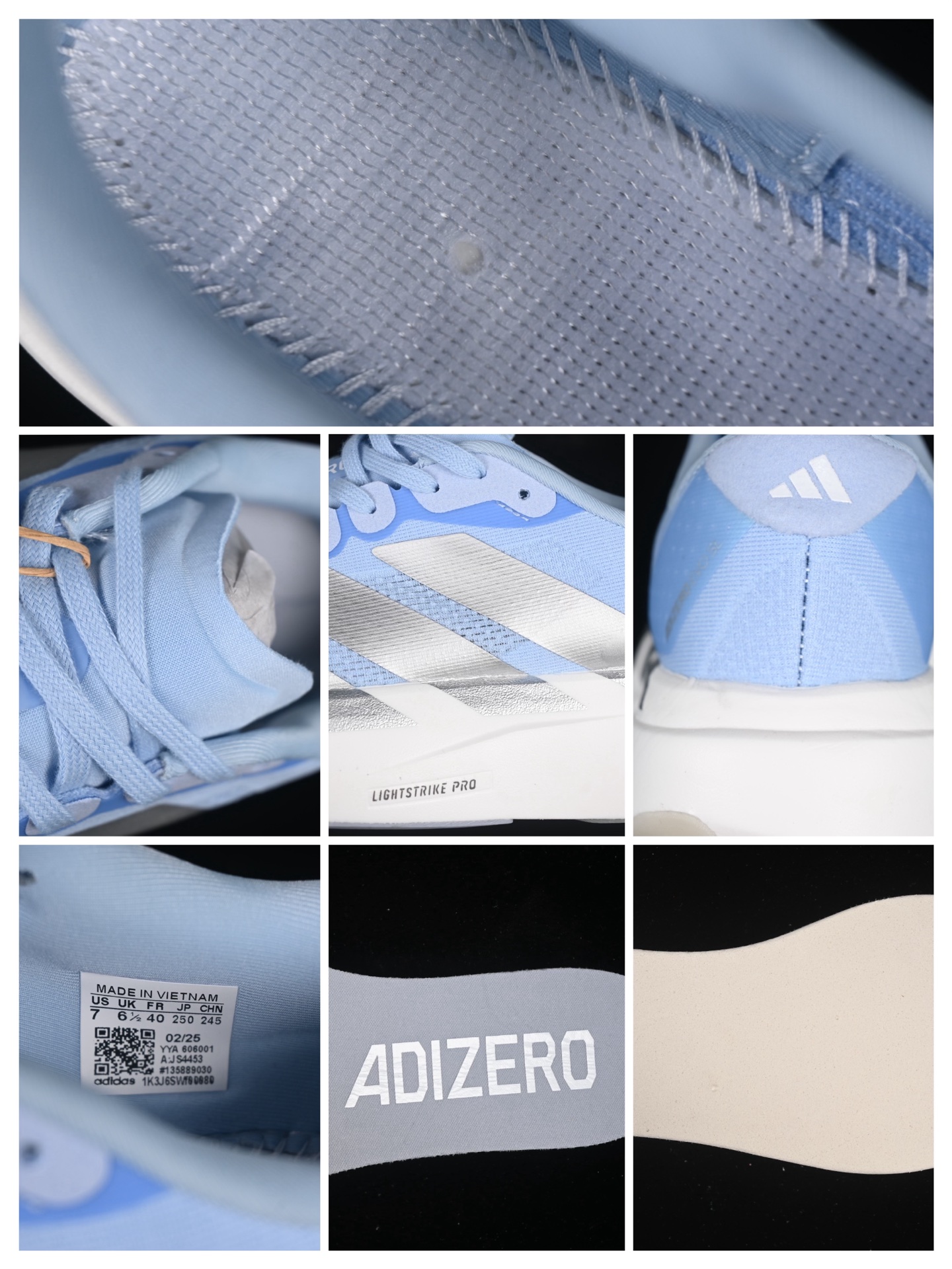 💰200公司级💰240纯原
Ad Adizero Evo SL JS4453 阿迪超轻透气缓震跑鞋
#以令人难以置信的138克重量,刷新了跑鞋轻量化的记录,阿迪在材料科学和工艺技术上的深厚积累。
#全新鞋款采用Lightweight Upper材料,让穿着者几乎能够体验到一种"裸足"的感觉
尺码:36 36.5 37 38 38.5 39 40 40.5 41 42 42.5 43 44 44.5 45 G.D4