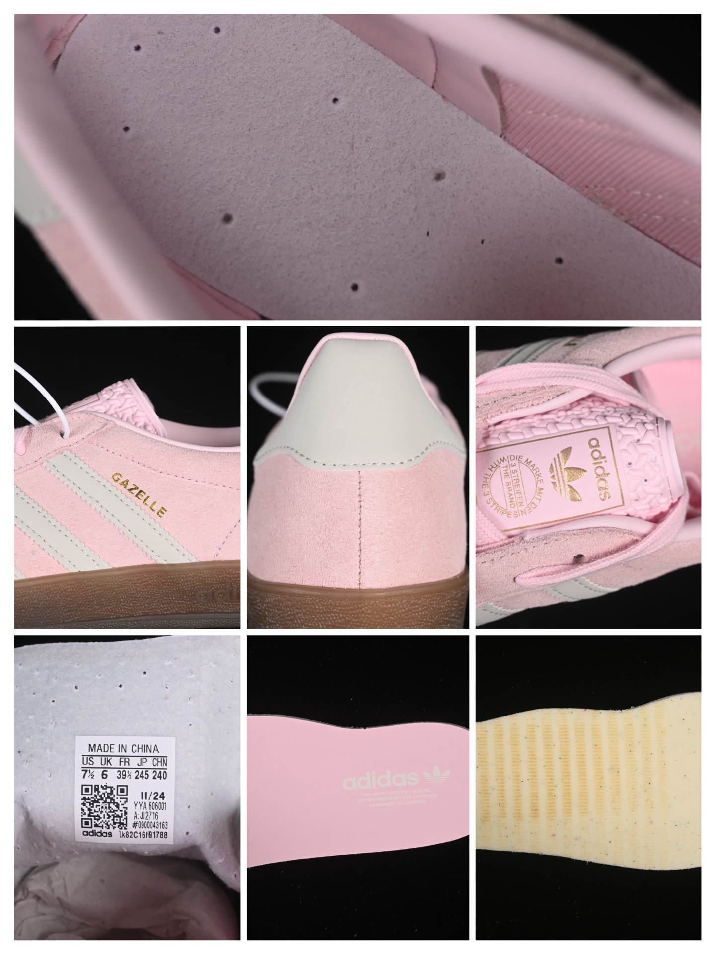 CS版 Adidas Originals Gazelle Indoor JI2716 三叶草复古休闲防滑