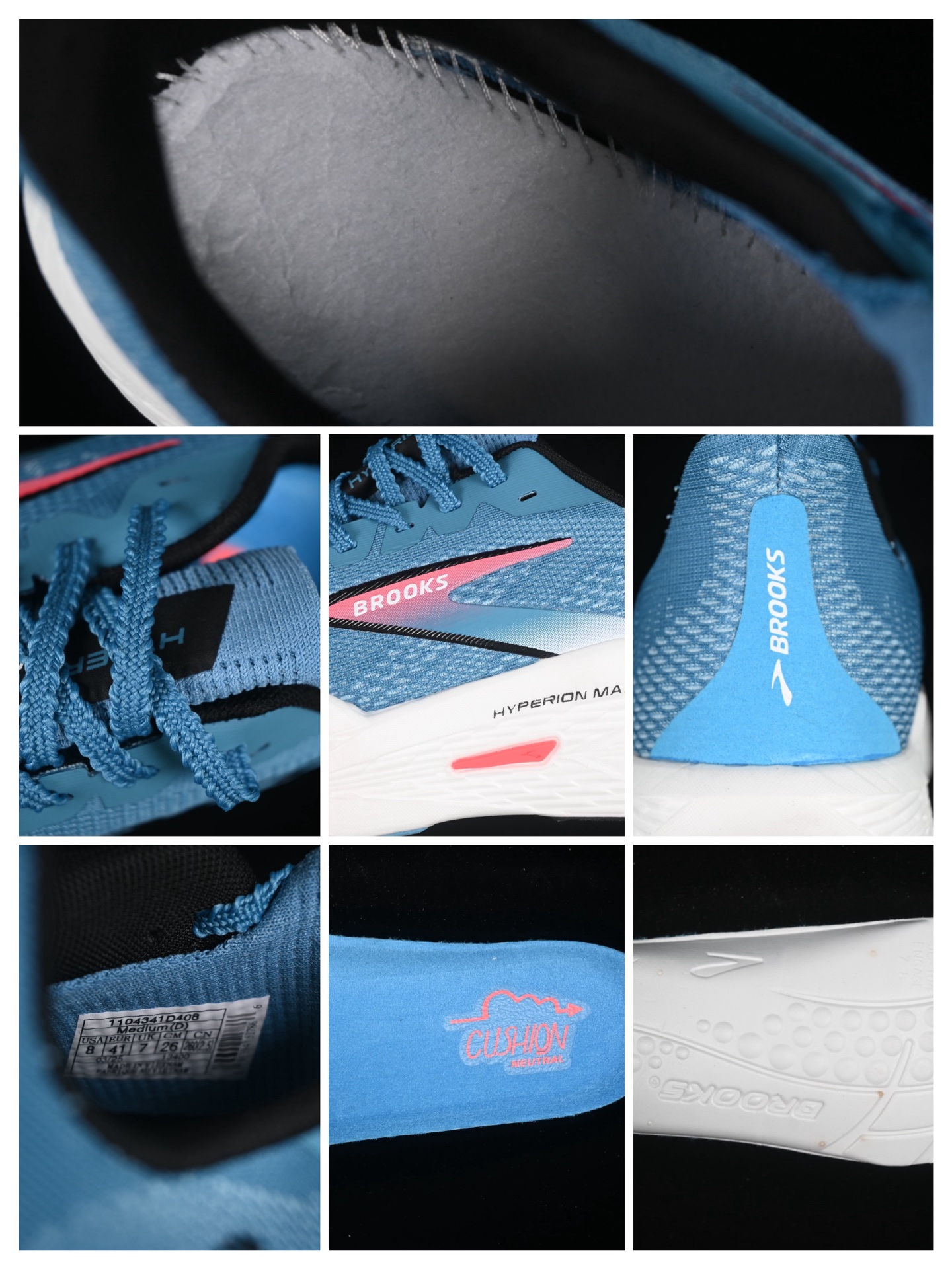 💰240纯原
 Brooks Hyperion Max 2 布鲁克斯 烈风2 减震竞速马拉松专业跑鞋 1104341D408
尺码：40 40.5 41 42 42.5 43 44 44.5 45 J.D4