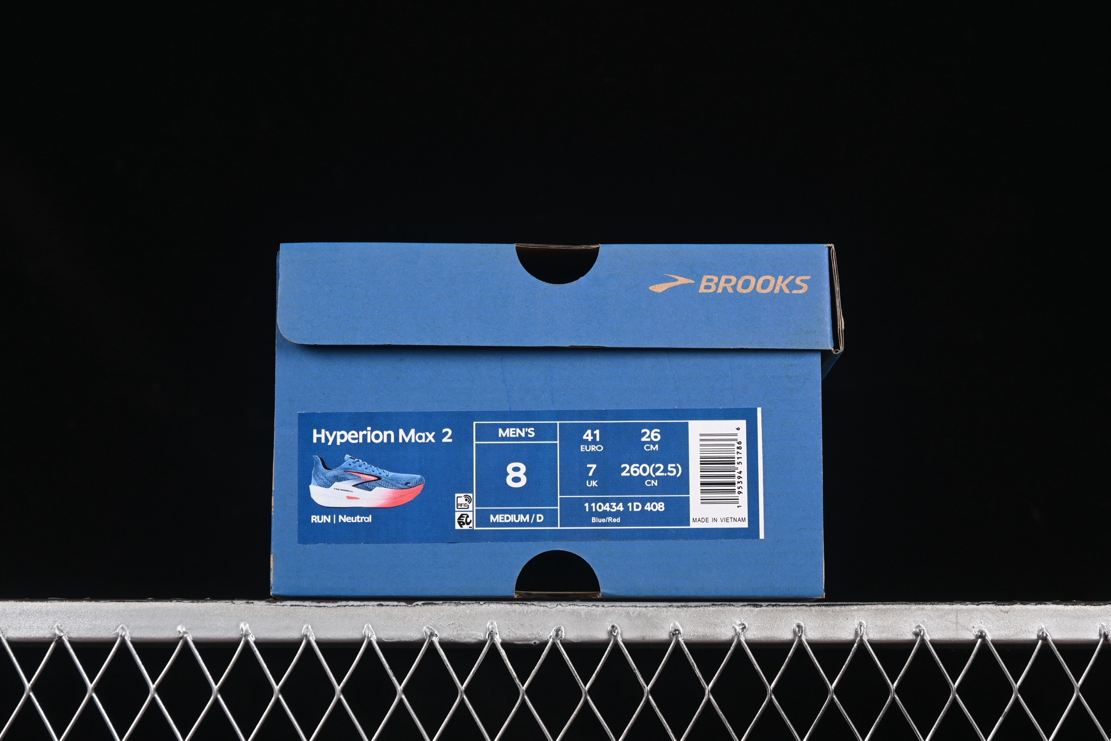 💰240纯原
 Brooks Hyperion Max 2 布鲁克斯 烈风2 减震竞速马拉松专业跑鞋 1104341D408
尺码：40 40.5 41 42 42.5 43 44 44.5 45 J.D4