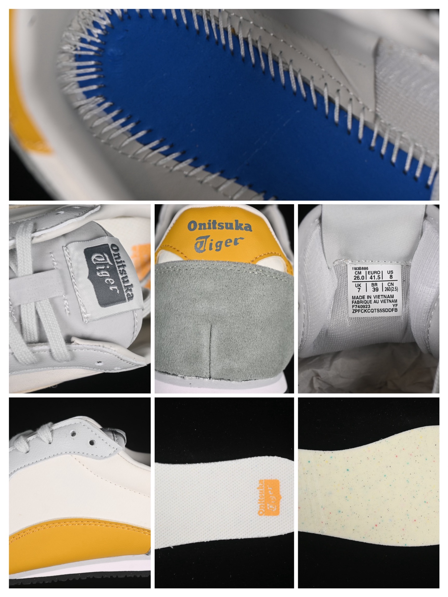  Onitsuka Serrano CL 鬼冢虎 透气舒适休闲鞋 1183B886-200
尺码：36