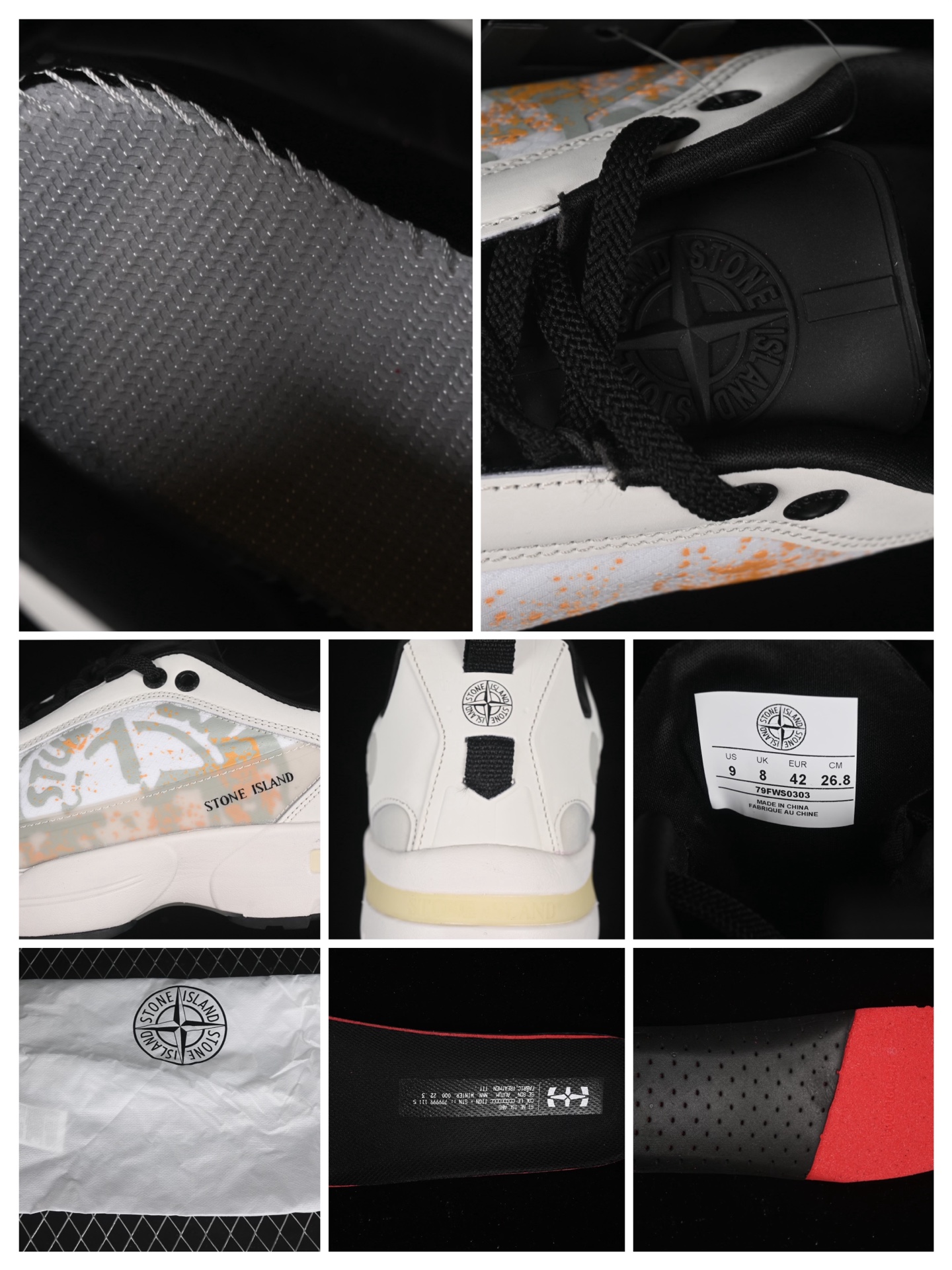 💰340纯原
 Stone Island Grime Panelled 石头岛 舒适时尚低帮生活休闲鞋 79FWS0303
#石头岛作不仅是科技面料和织物染色典范并加入了创新机能美学，兼顾功能性与时尚感，颠覆传统休闲服饰的想象。
尺码：36 37 37.5 38 38.5 39.5 40 40.5 41.5 42 42.5 43 44 44.5 45 9.D4