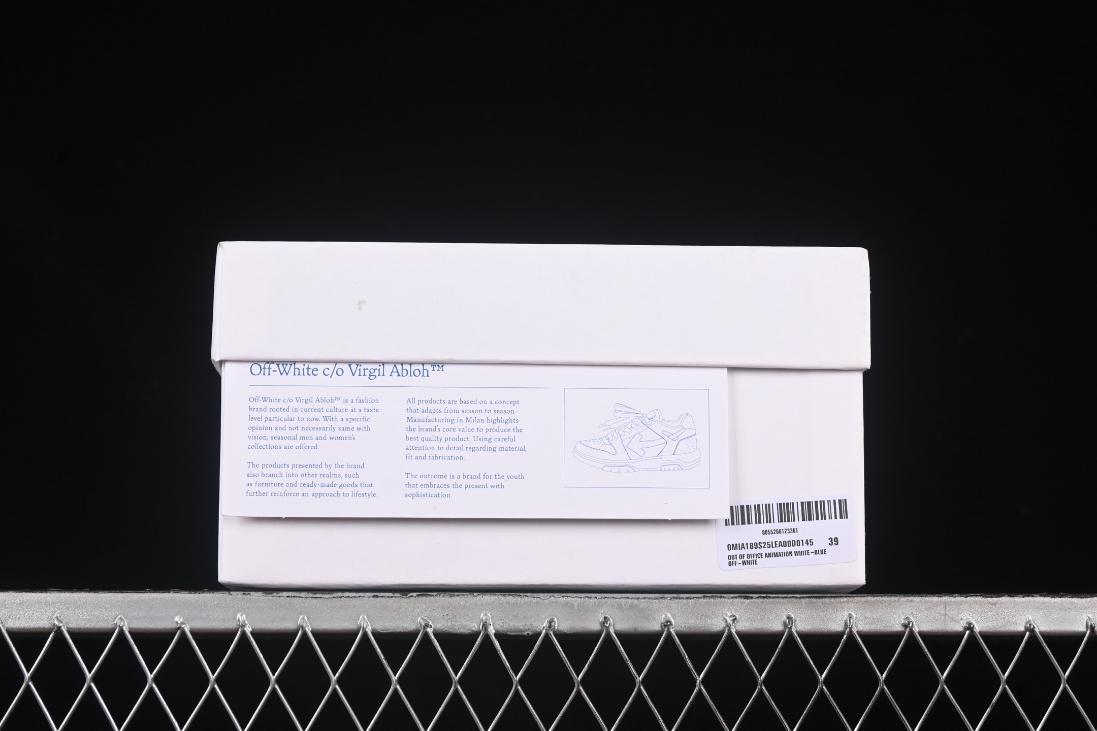 💰380纯原
 Off-White Out Of Office 低帮时尚板鞋 白蓝星
尺码：36 37 38 39 40 41 42 43 44 45 46 47 AJD4