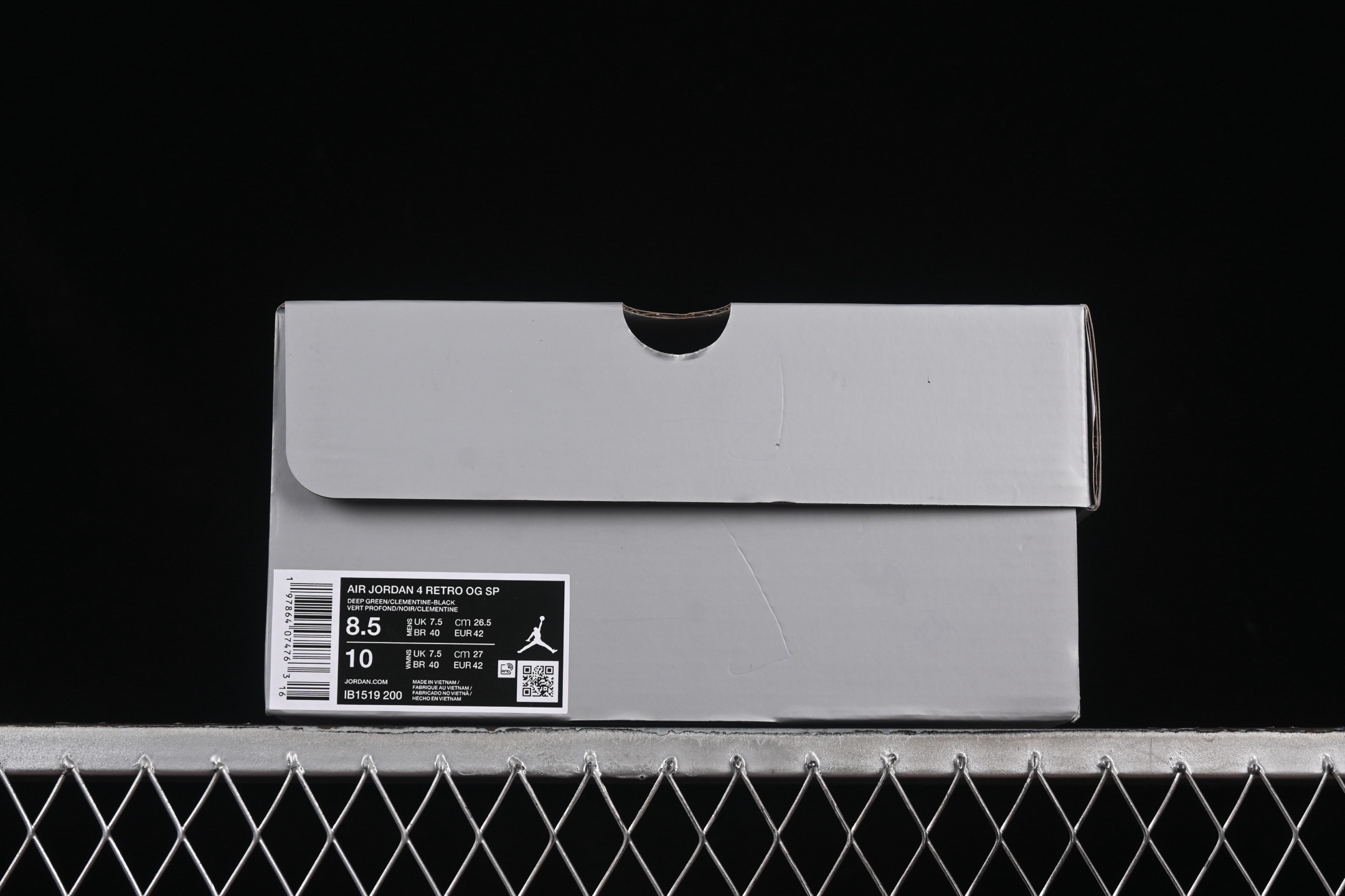 外贸版 Undefeated x Air Jordan 4 OG AJ4 乔4橄榄绿麂皮 IB1519