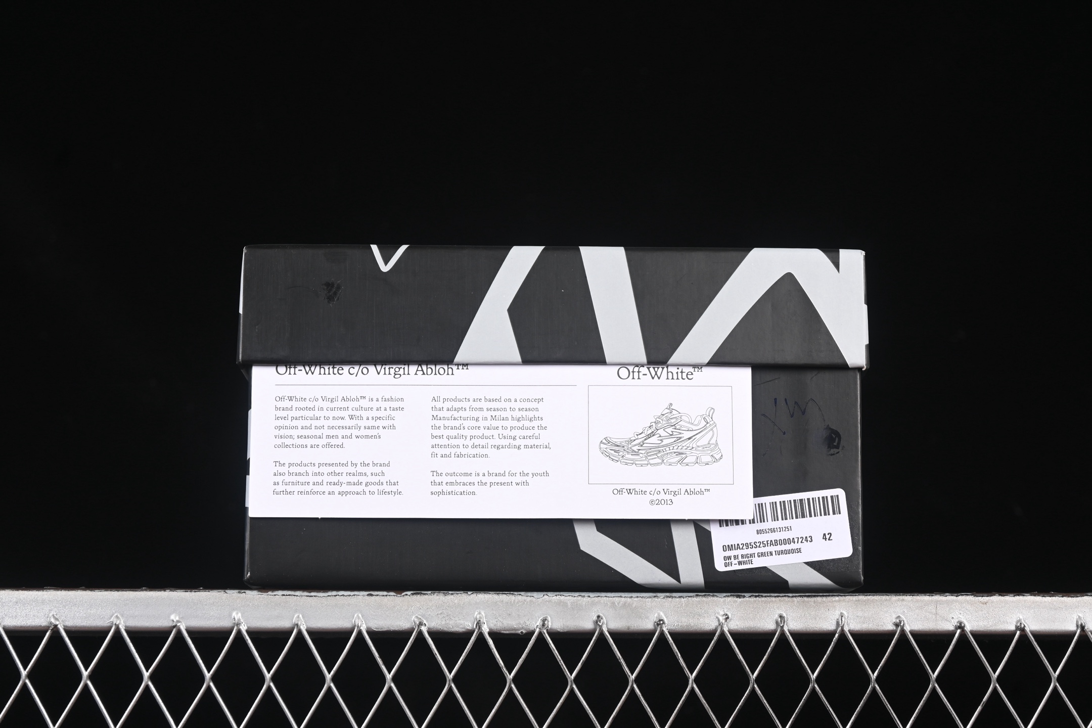 💰400纯原
Off-White Be Right 扎染绿 低帮生活休闲鞋
#鞋款的外观设计走在时尚前沿，其独特的风格款式构成了品牌身份重要的一部分。
尺码：36 37 38 39 40 41 42 43 44 45 46 47 X.E5