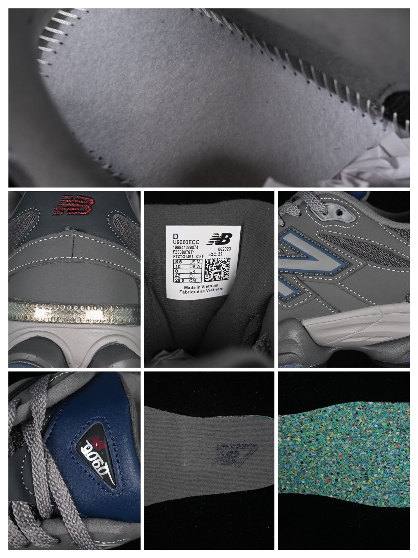 💰190纯原
New Balance NB9060 复古休闲运动慢跑鞋 U9060ECC
#最强性价版 采用大面积网眼以及麂皮材质覆盖鞋身,还原经典气质。搭载ABZORB避震科技,由泡沫聚酯制成,上脚可以有效减少由鞋底反弹对身体及双腿的冲击力
尺码:36 37 37.5 38 38.5 39 40 40.5 41 42 42.5 43 44 44.5 45 46.5 F.C3