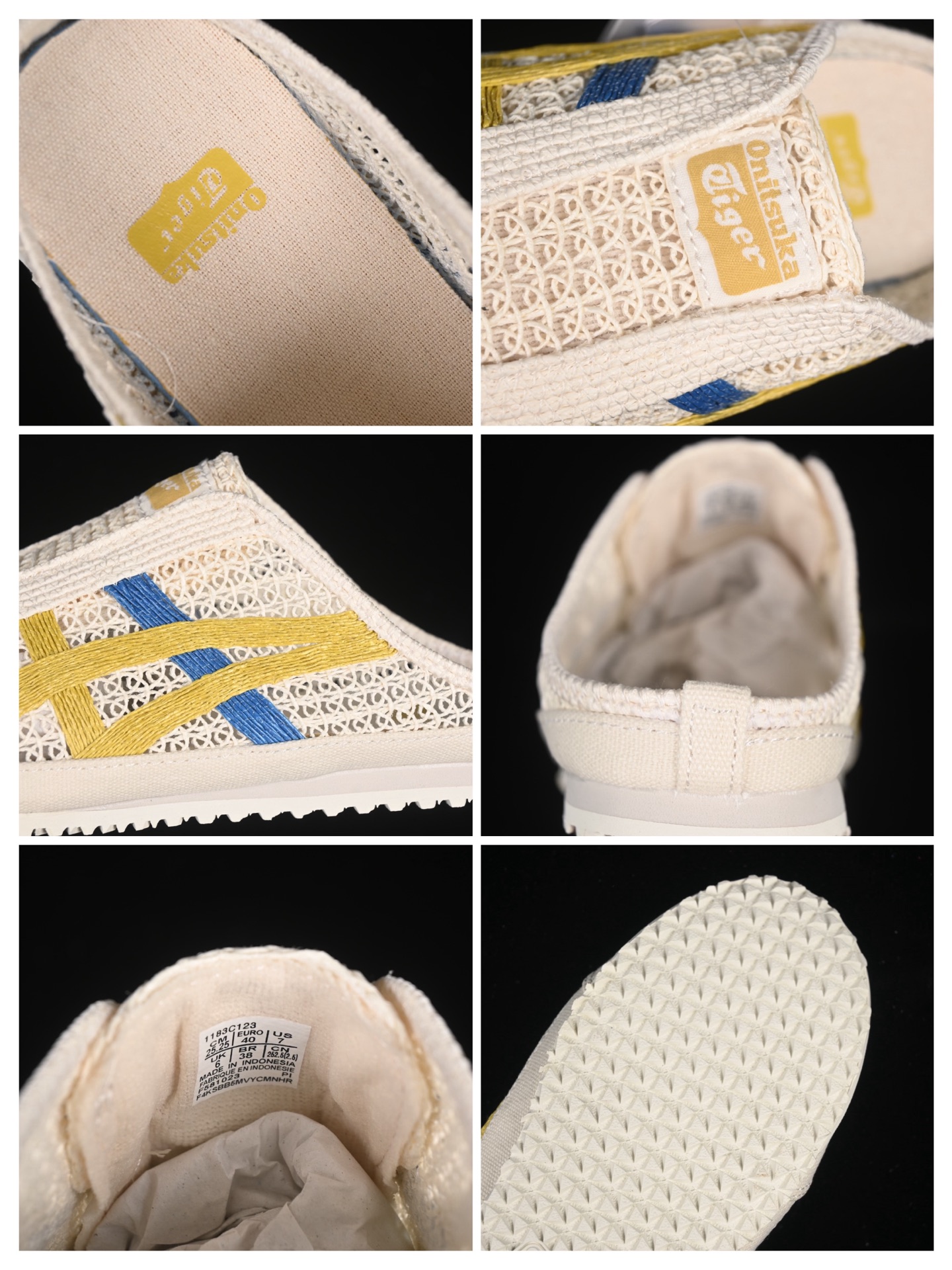 💰180纯原
OnitsukaTiger/鬼塚虎 Mexico 66 Sabot 网面透气一脚蹬半拖 1183C123-104
尺码:35 36 37 37.5 38 39 39.5 40.5 41.5 42 42.5 43.5 44 45 CSC3