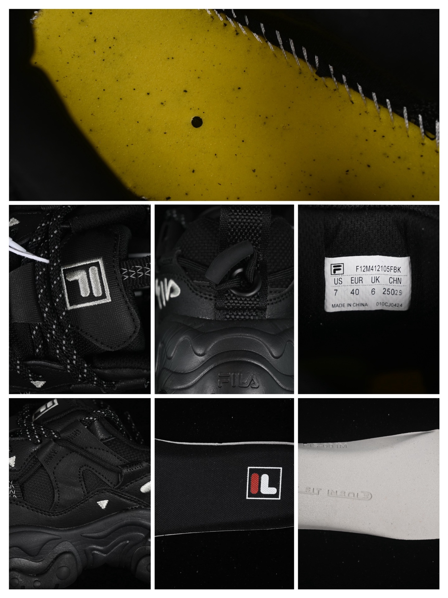 💰220纯原
 Fila Heritage Fluid 猫爪5.0 斐乐绑带复古老爹鞋 F12M412105FBK
尺码：35.5 36 36.5 37.5 38 38.5 39 40 40.5 41 42.5 43 44 D.C3