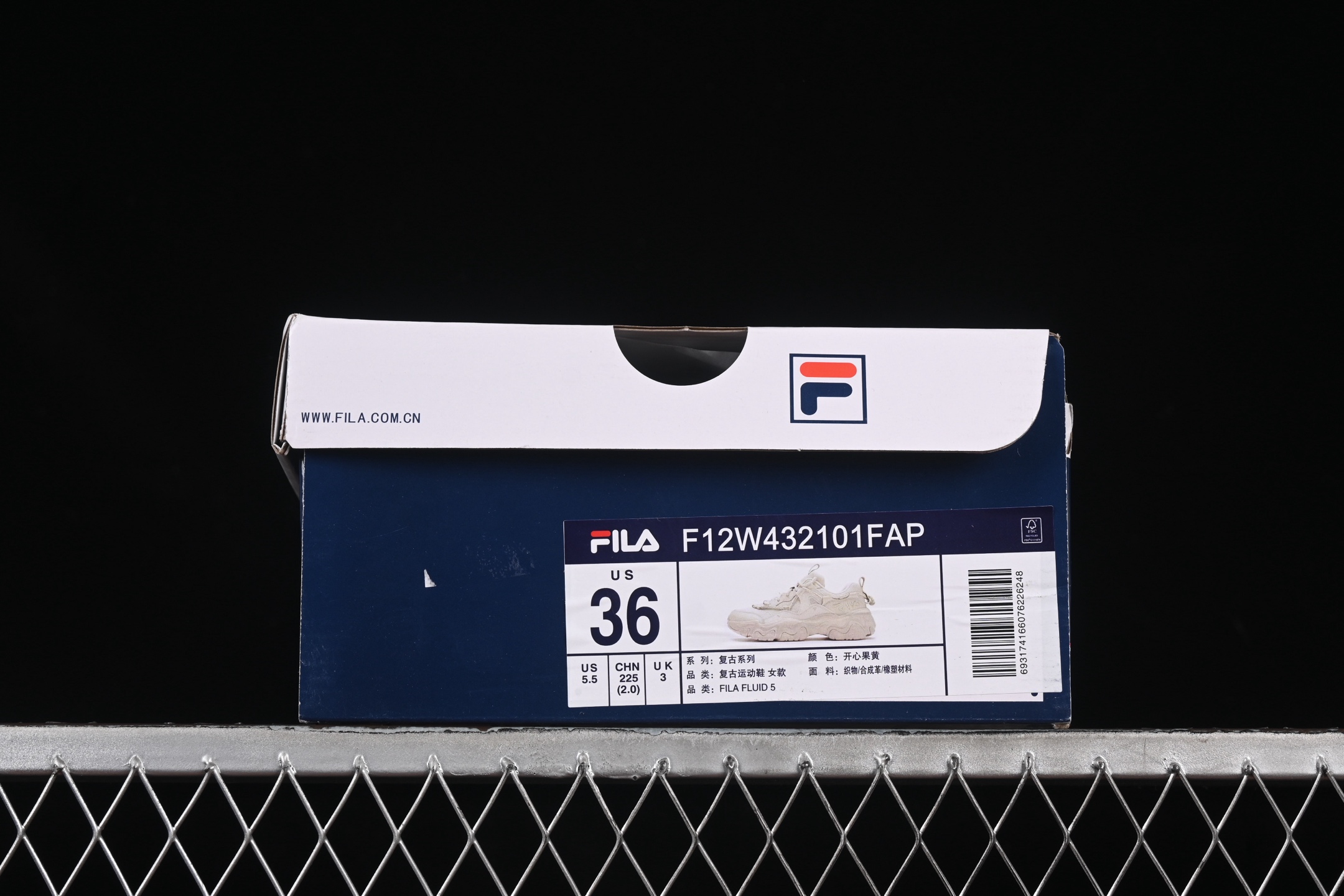 💰220纯原
 Fila Heritage Fluid 猫爪5.0 斐乐绑带复古老爹鞋 F12W432101FAP
尺码：35.5 36 36.5 37.5 38 38.5 39 40 D.C3