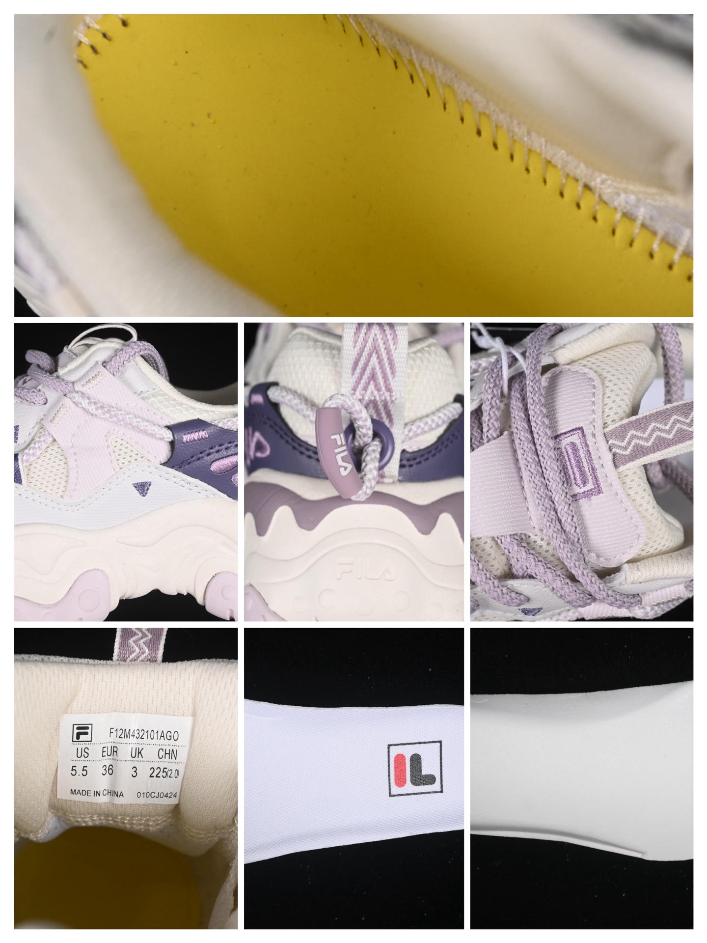 💰220纯原
 Fila Heritage Fluid 猫爪5.0 斐乐绑带复古老爹鞋 F12W432101AGO
尺码：35.5 36 36.5 37.5 38 38.5 39 40 D.C3