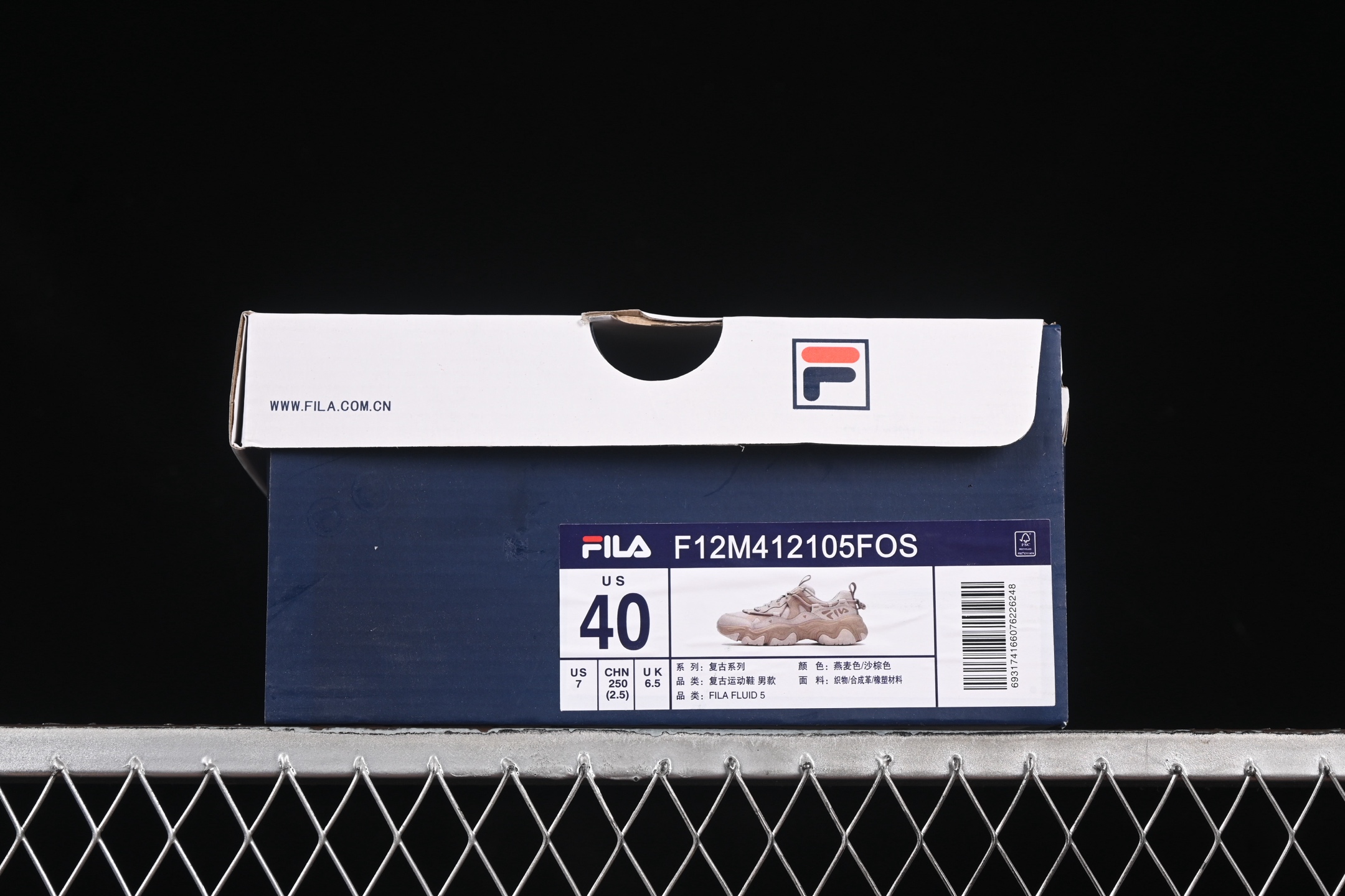💰220纯原
 Fila Heritage Fluid 猫爪5.0 斐乐绑带复古老爹鞋 F12M412105FOS
尺码：39 40 40.5 41 42.5 43 44 D.C3