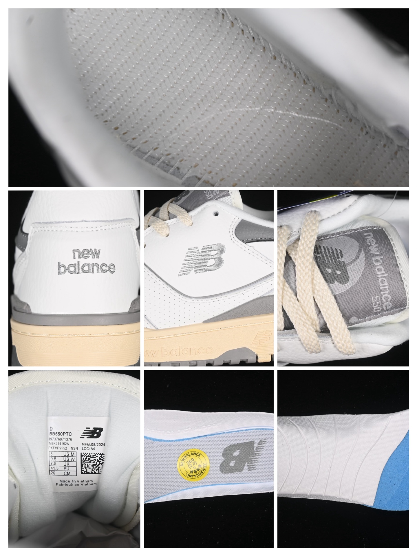 💰220纯原
New Balance BB550系列 新平衡皮面中性休闲跑鞋 BB550PTC
尺码：36 37 37.5 38 38.5 39.5 40 40.5 41.5 42 42.5 43 44 45 N.C3