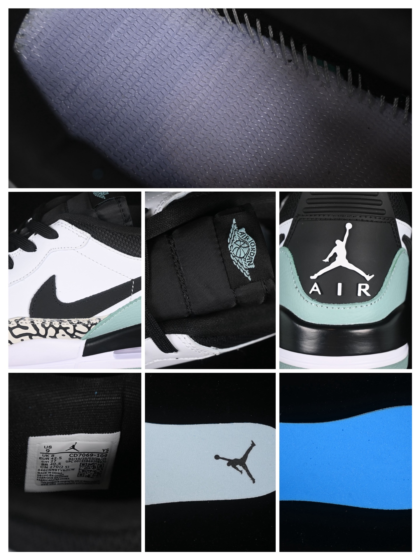 💰200真标💰240公司级💰280纯原
Air Jordan Legacy 312 Low AJ312 乔312 头层 魔术贴三合一板鞋 CD7069-109
尺码:36 36.5 37.5 38 38.5 39 40 40.5 41 42 42.5 43 44 44.5 45 46 ZZC3