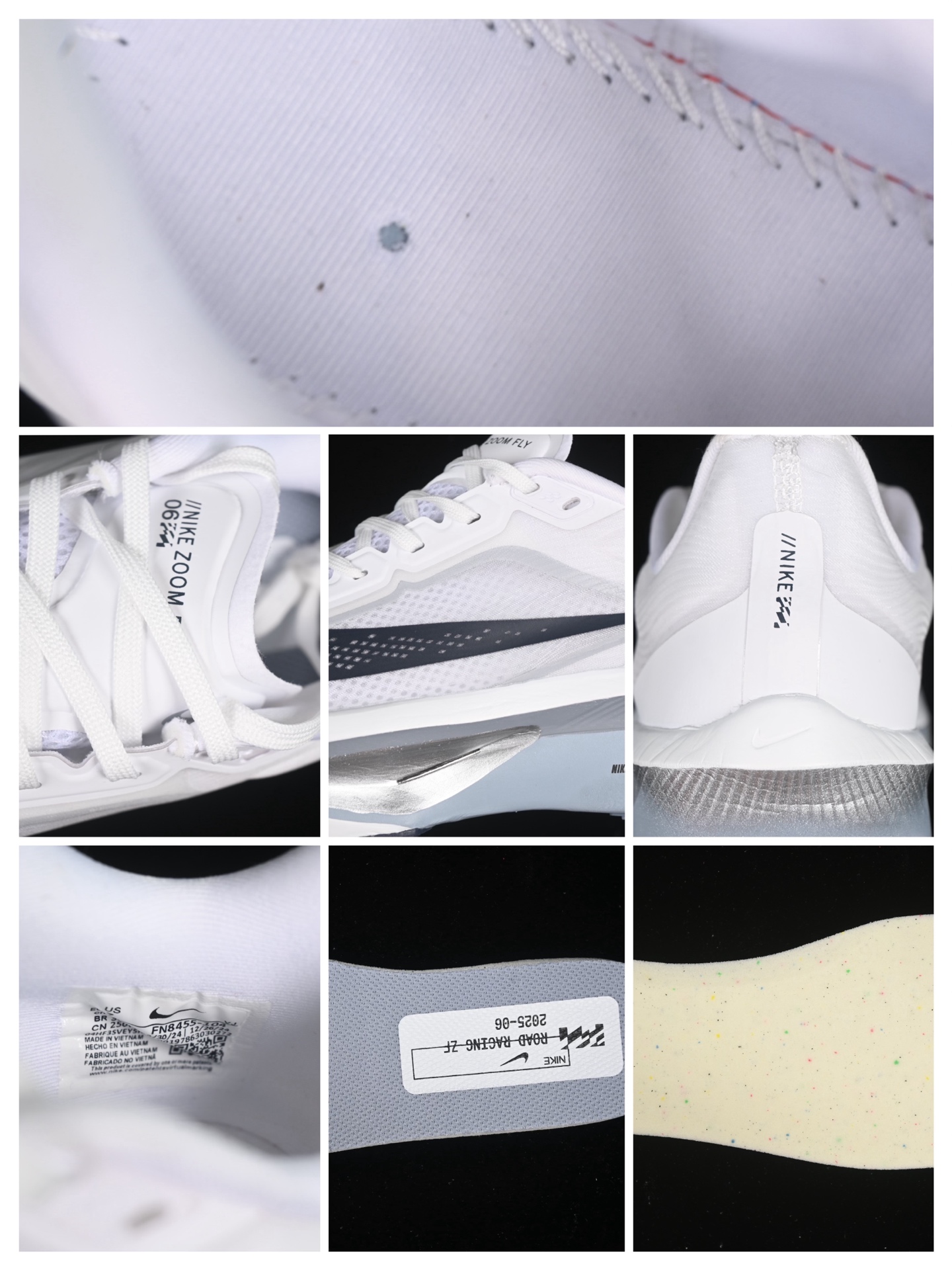 💰220纯原
Nike Zoom Fly 6 耐克超弹轻盈跑步鞋 FN8455-104
#鞋款搭载 Flyknit 材料 打造出众弹性 易于穿脱。采用React技术 轻盈耐穿泡绵打造,铸就出众回弹的顺畅迈步体验。结合内置碳纤维板,塑就柔韧灵活的迈步体验。
尺码:36 36.5 37.5 38 38.5 39 40 40.5 41 42 42.5 43 44 44.5 45 7+D4