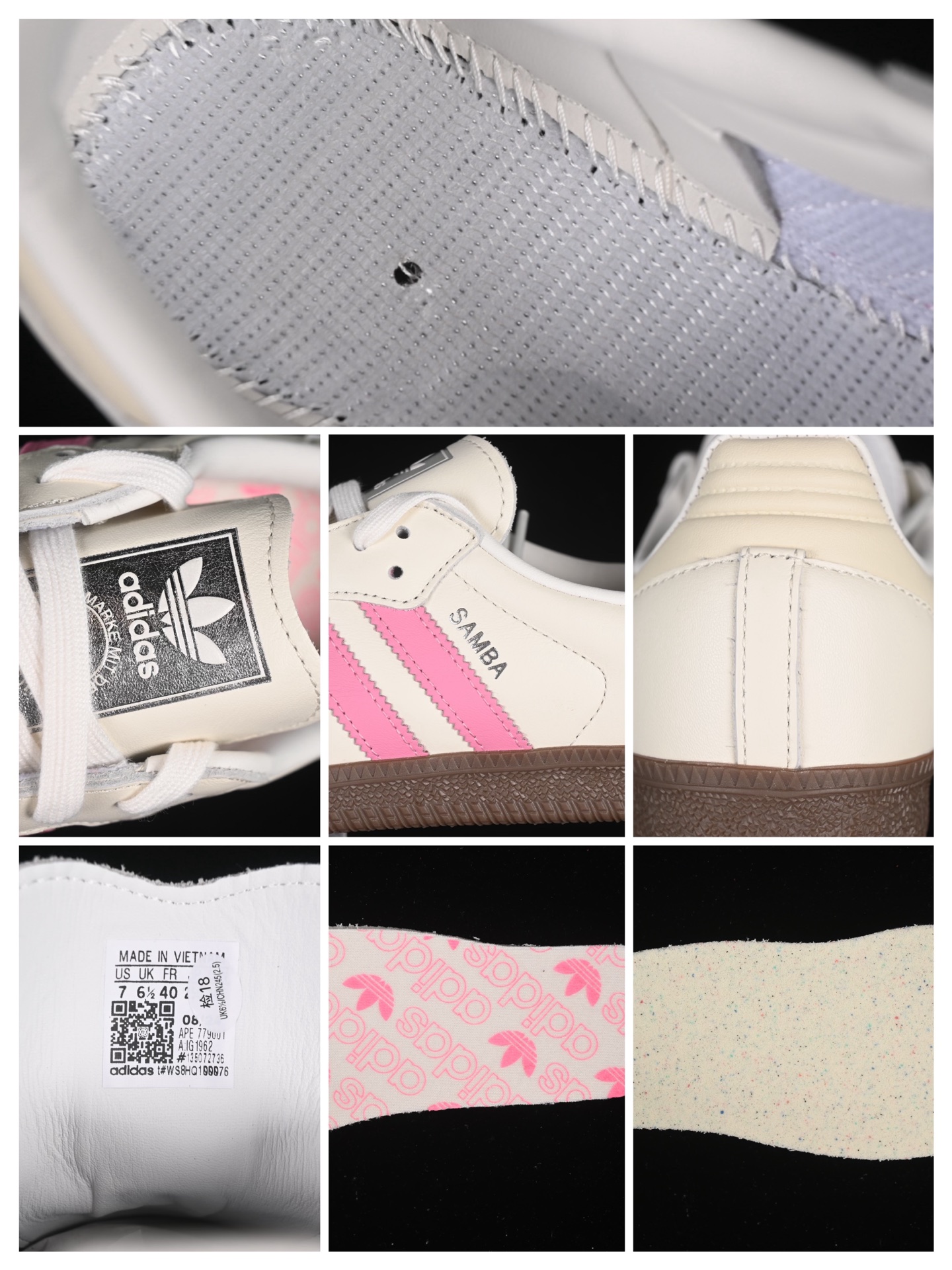 Adidas Samba OG IG1962 阿迪三叶草休闲板鞋#原厂原数据版型 原厂皮料切割干净无任何